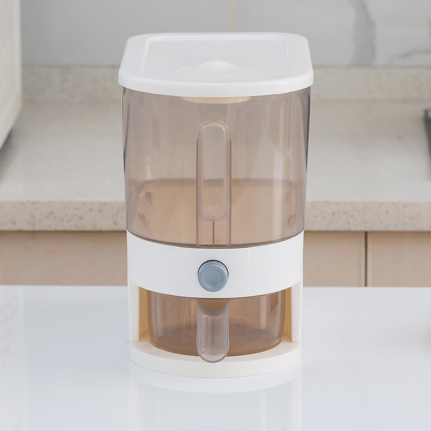 Dispensador de Arroz Gagee 5kg A Prueba de Humedad con Medidor