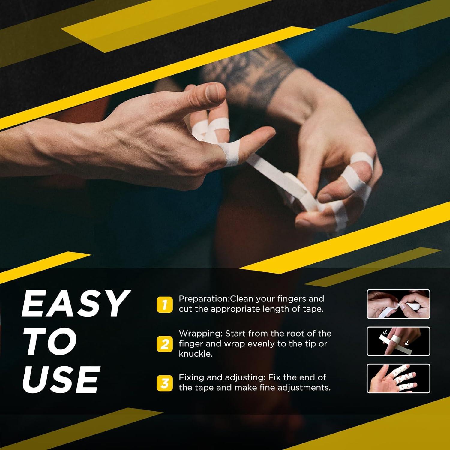 Cinta de Dedo Atlética OK TAPE 1.27 cm x 137.16 m - 10 Rollos