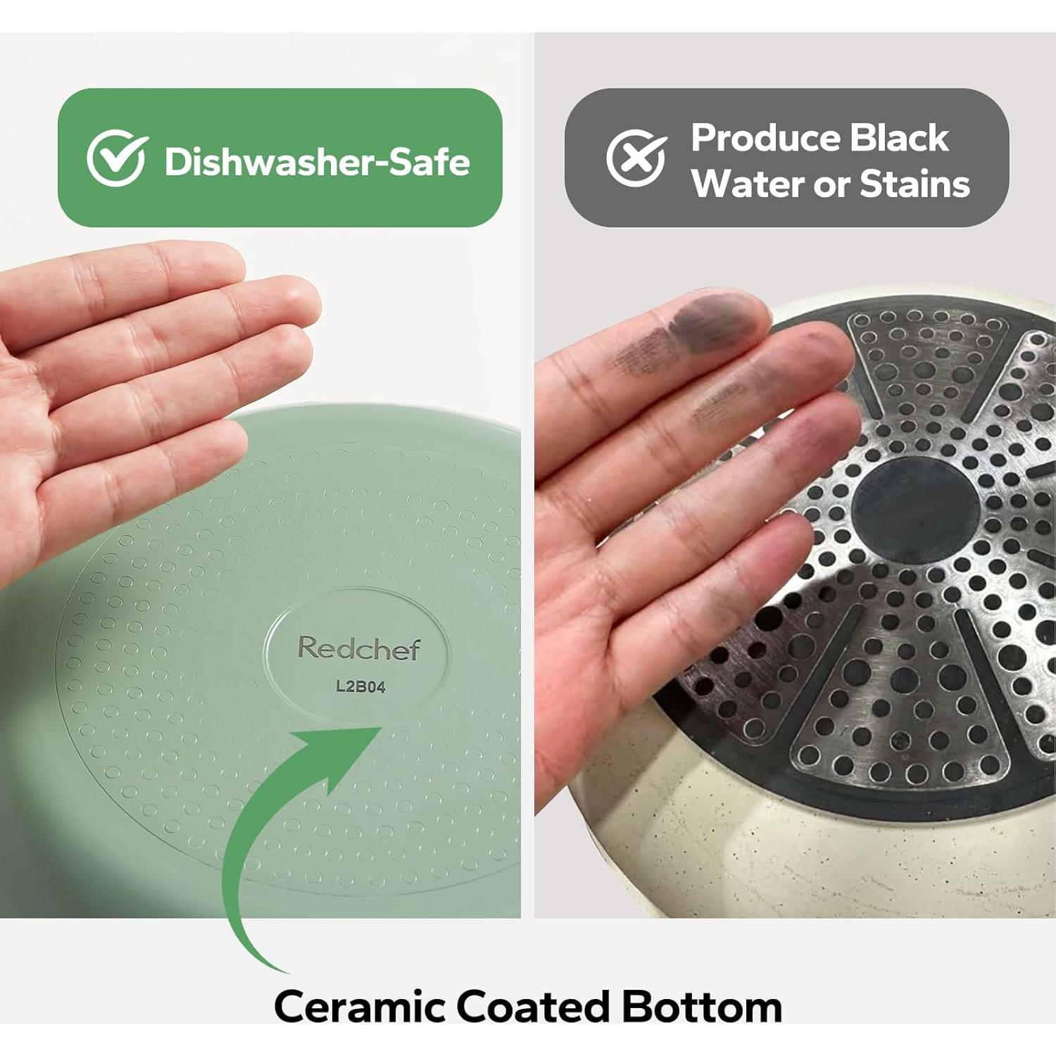 Juego de Ollas y Sartenes Cerámicas Redchef Antiadherentes