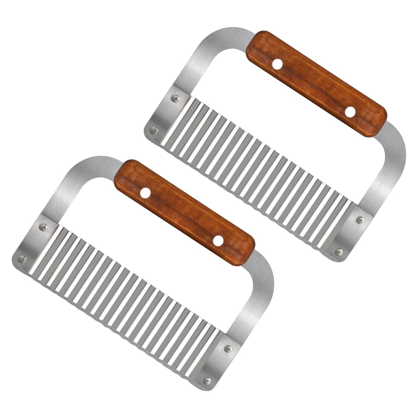 Cortador de Ondas para Verduras Zfegto - Juego de 2 Piezas