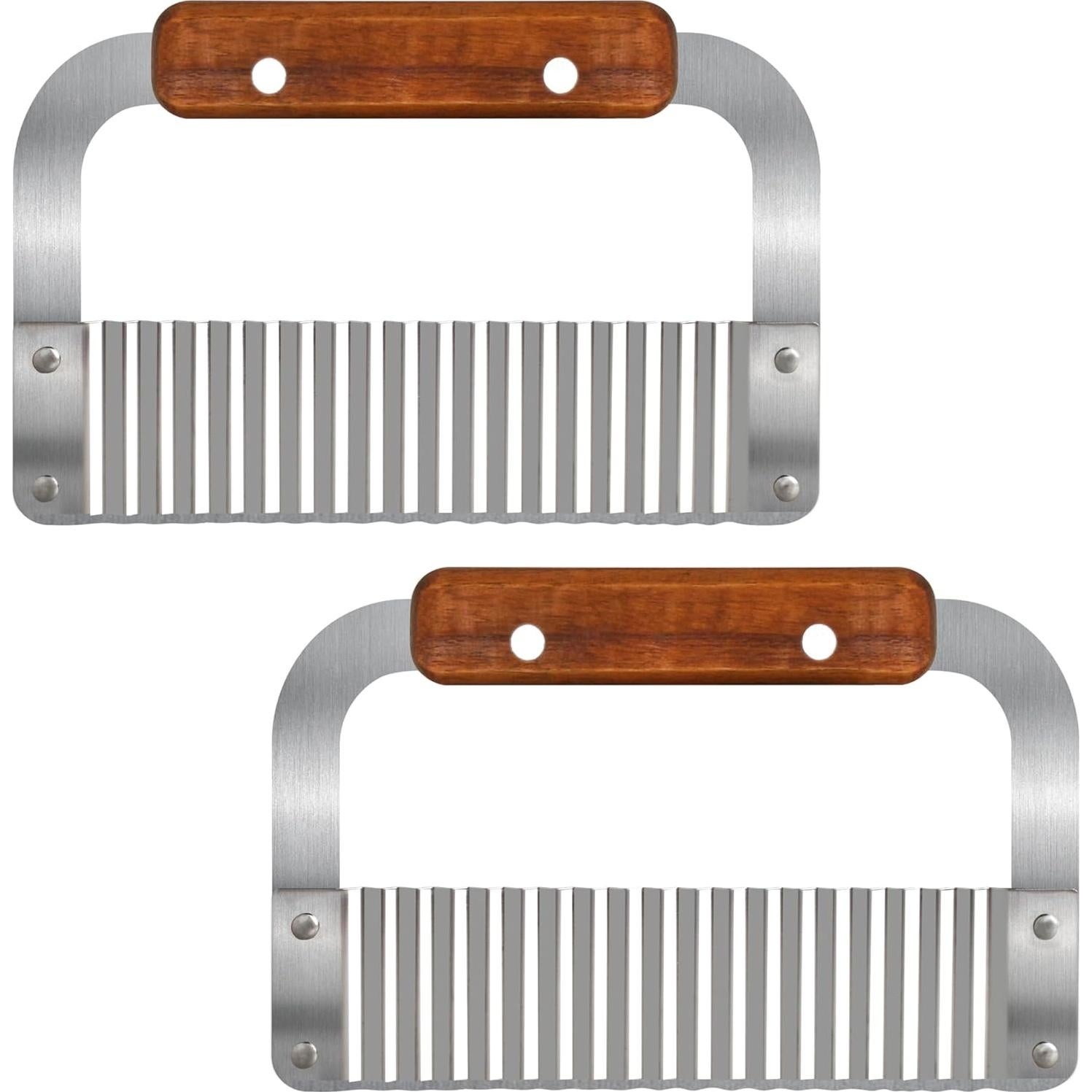 Cortador de Ondas para Verduras Zfegto - Juego de 2 Piezas