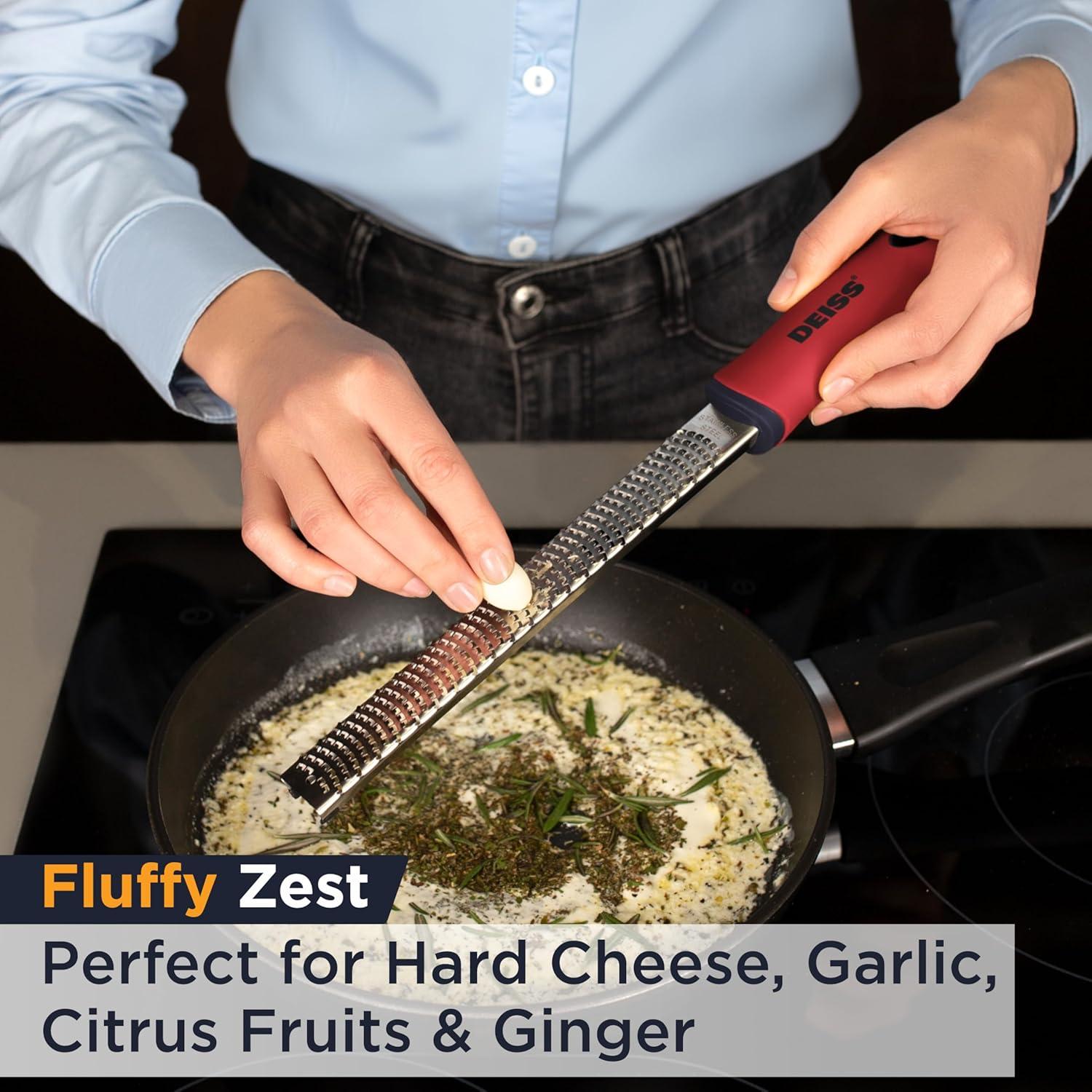 Rallador de Queso Deiss - Acero Inoxidable, Apto Lavavajillas