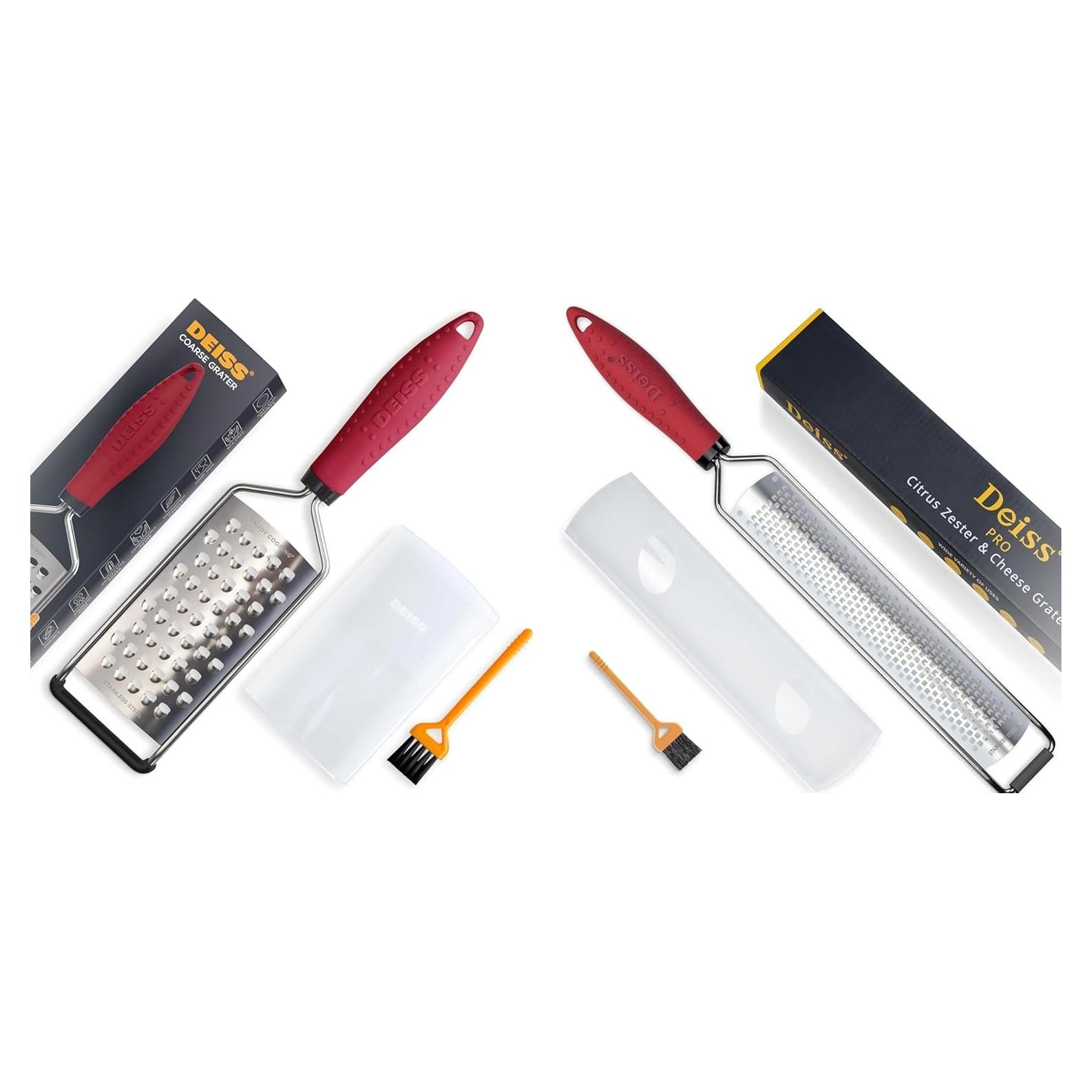 Rallador de Queso y Cítricos Deiss PRO - Acero Inoxidable