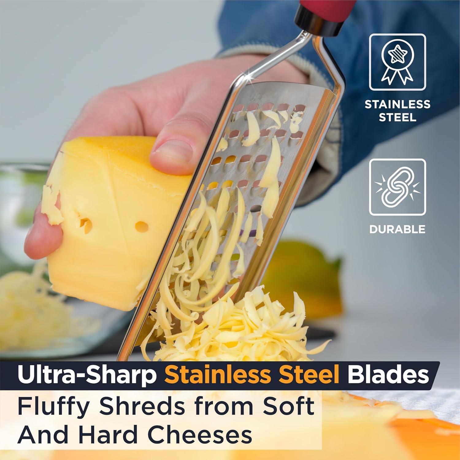 Rallador de Queso y Cítricos Deiss PRO - Acero Inoxidable