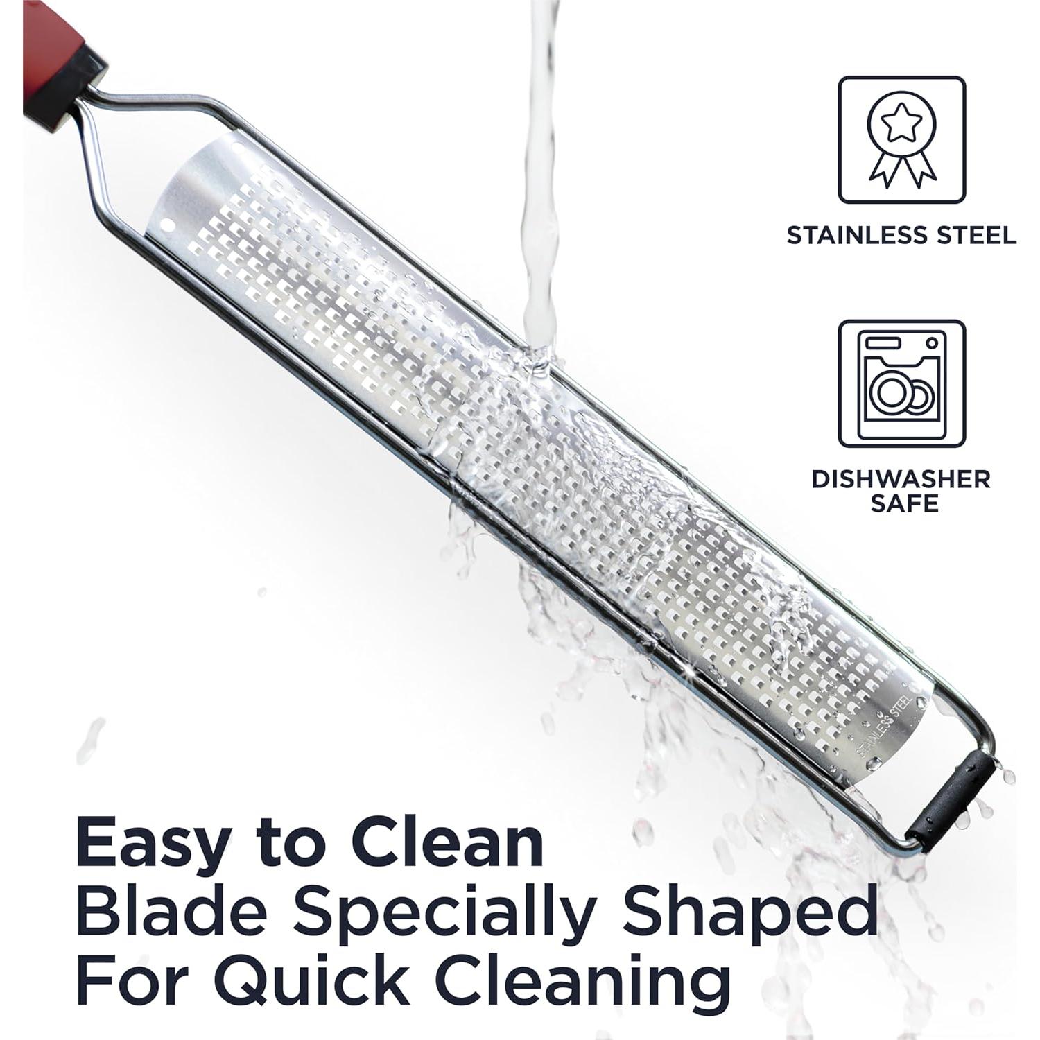 Rallador de Queso y Cítricos Deiss PRO - Acero Inoxidable