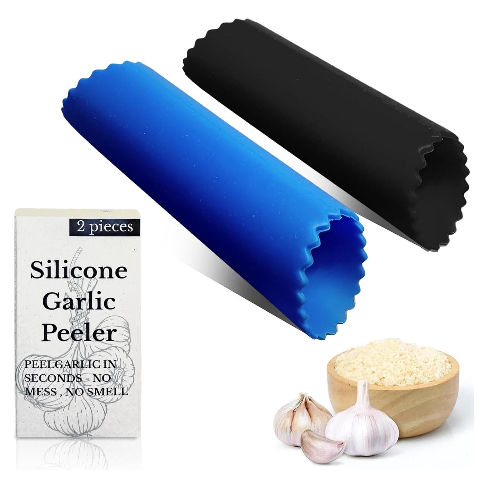Tubo Pelador de Ajo de Silicona - Libre de BPA, Apto Lavavajillas