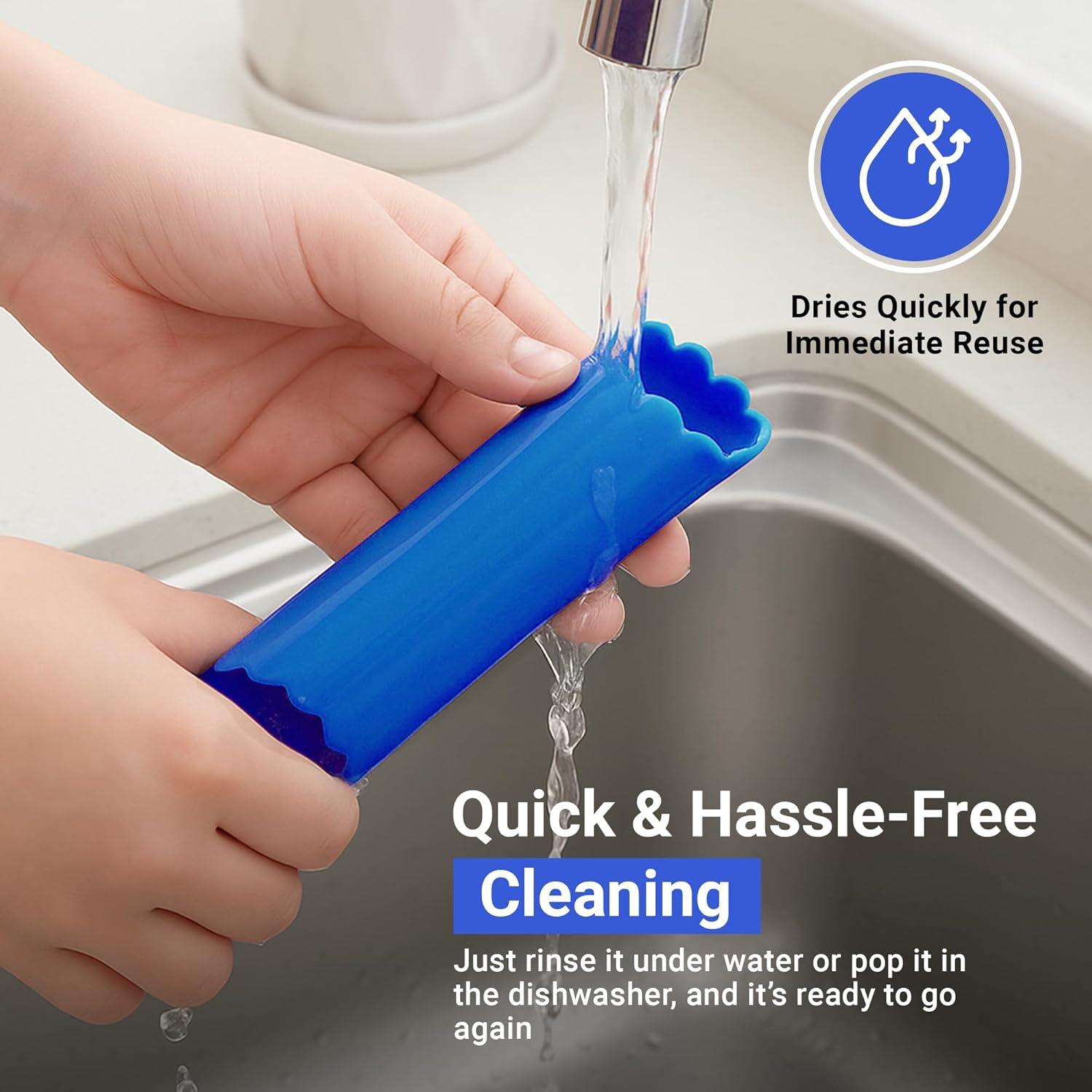 Tubo Pelador de Ajo de Silicona - Libre de BPA, Apto Lavavajillas