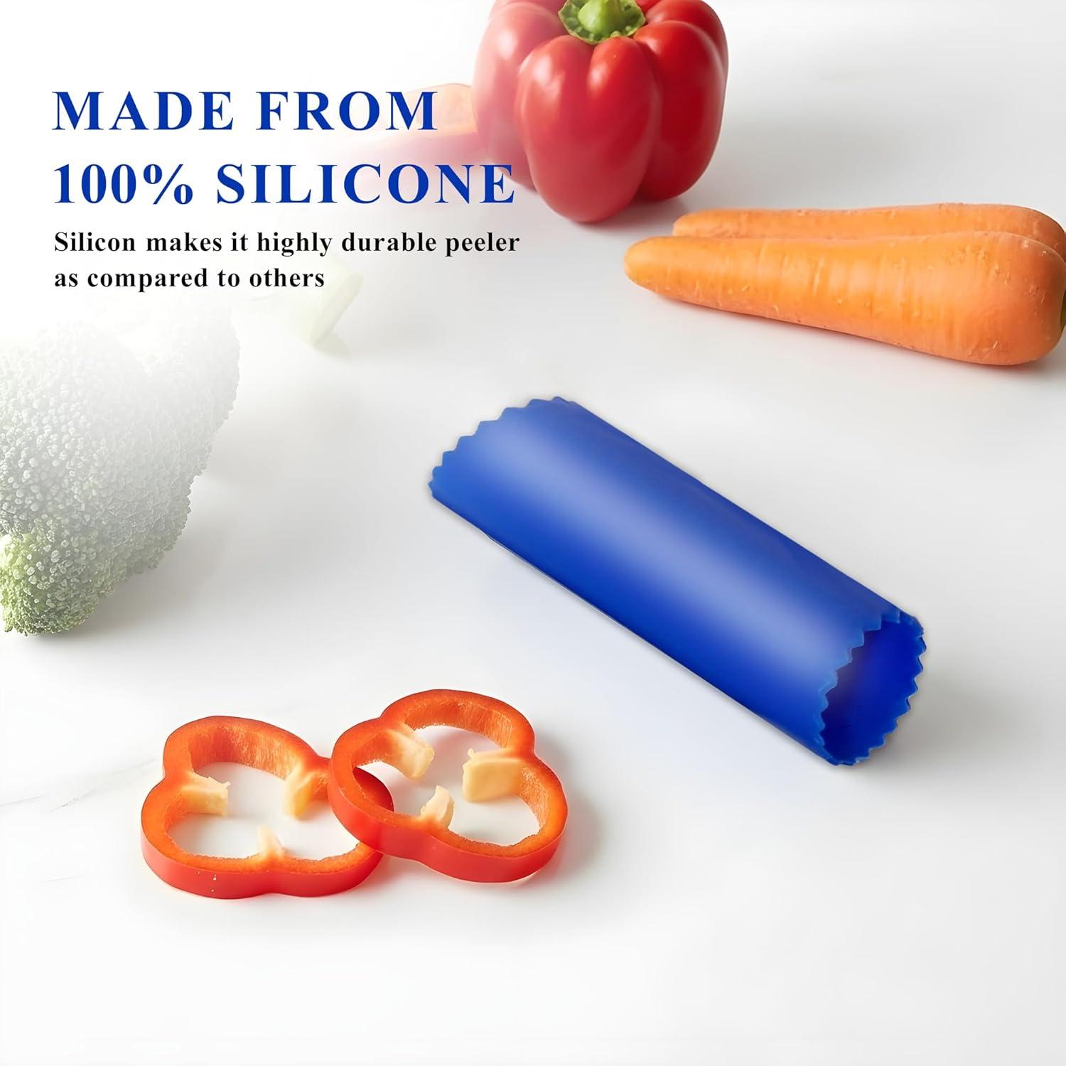 Tubo Pelador de Ajo de Silicona - Libre de BPA, Apto Lavavajillas