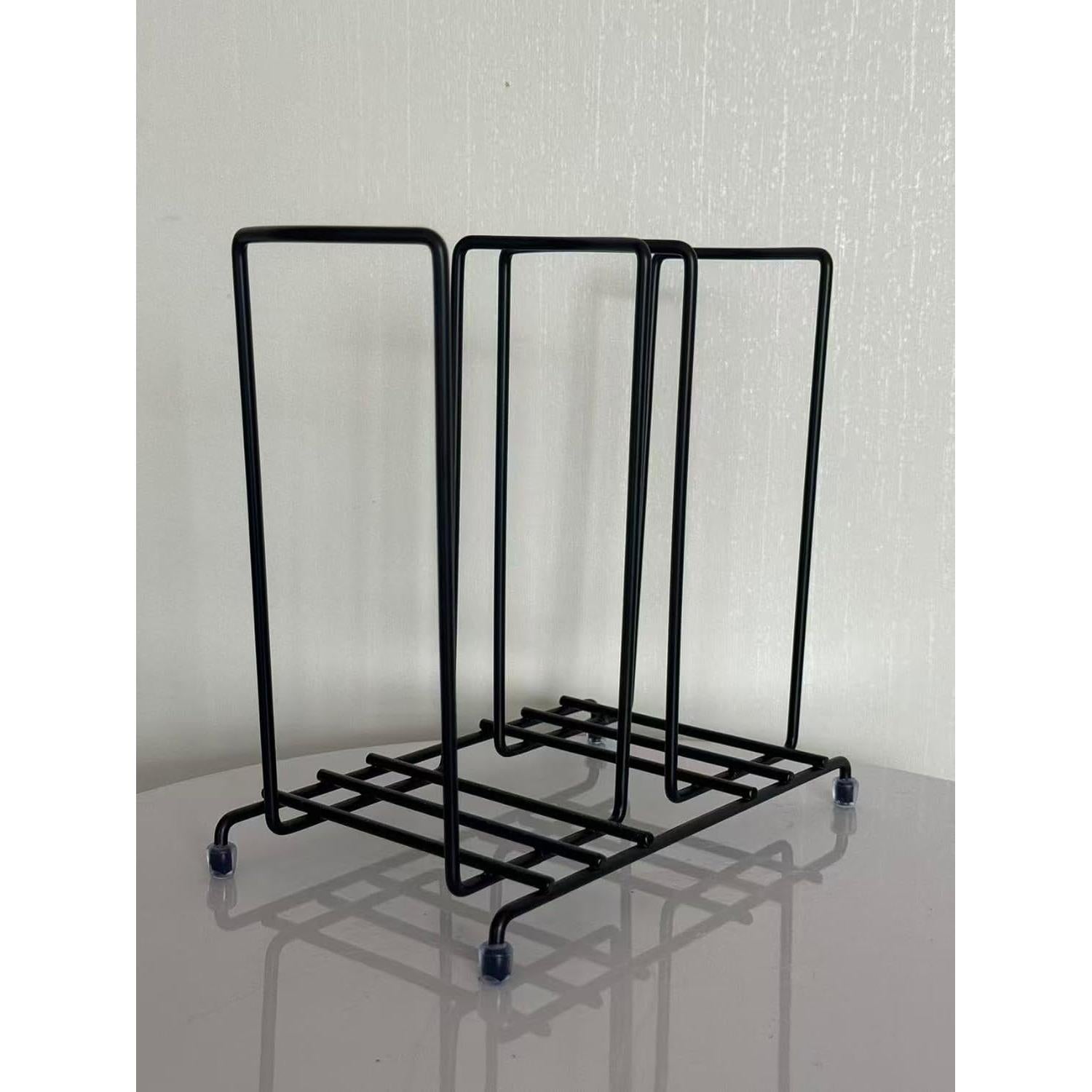 Dispensador de Tazas de Café Organizador de Metal 2 Compartimentos