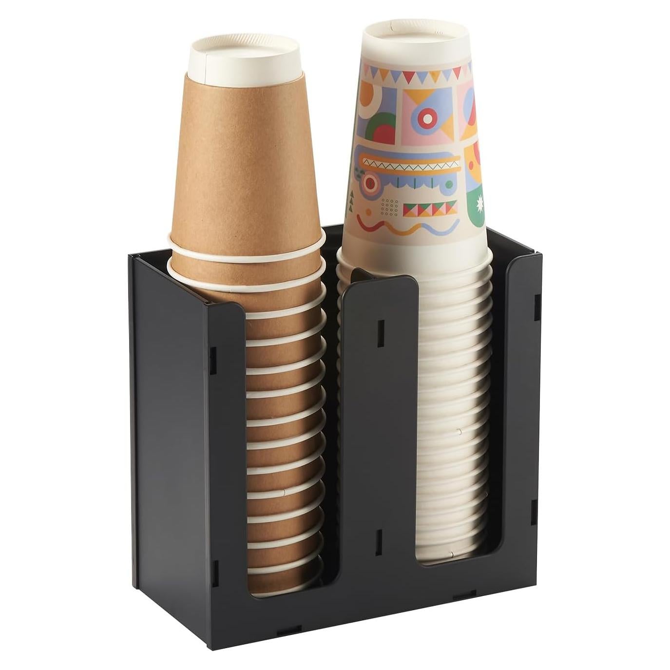 Dispensador de Vasos de Papel CURTA 2 Compartimentos 0.45 kg