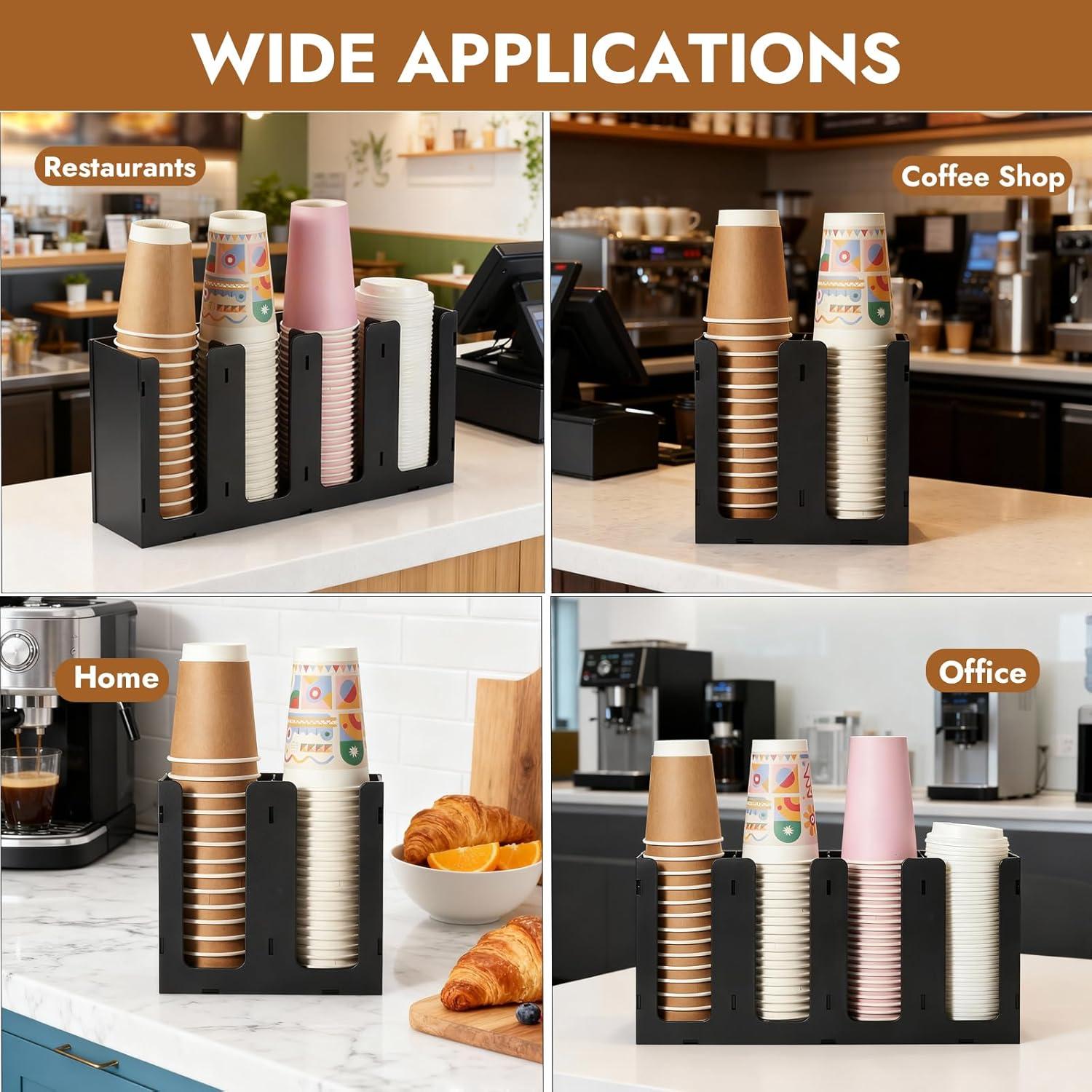 Dispensador de Vasos de Papel CURTA 2 Compartimentos 0.45 kg