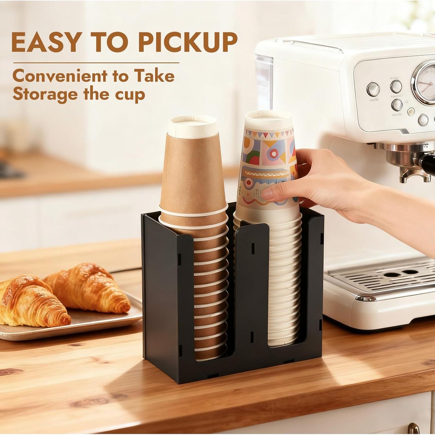 Dispensador de Vasos de Papel CURTA 2 Compartimentos 0.45 kg