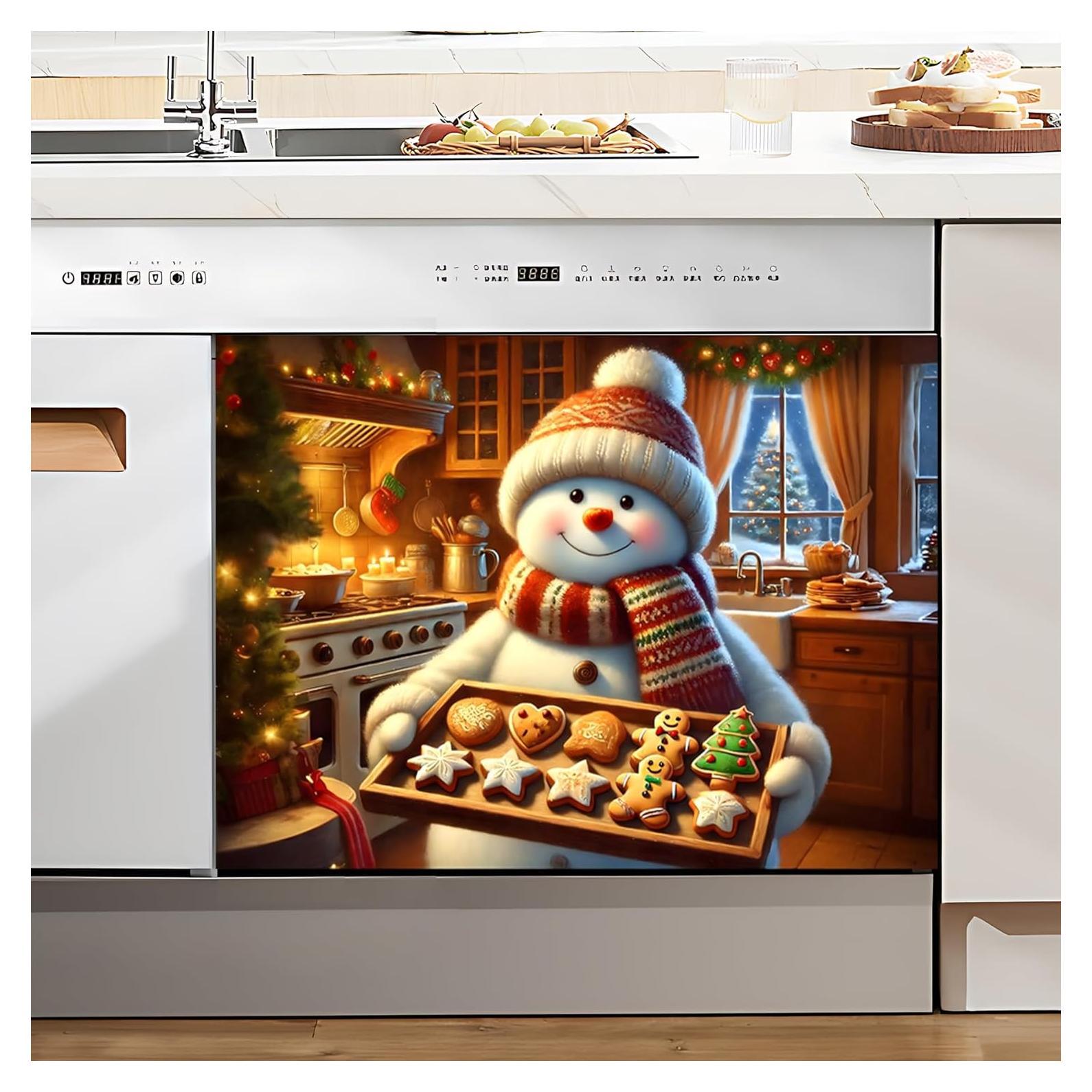 Cubierta Magnética Navidad BVBOX 58.4x43.2cm Muñeco de Nieve