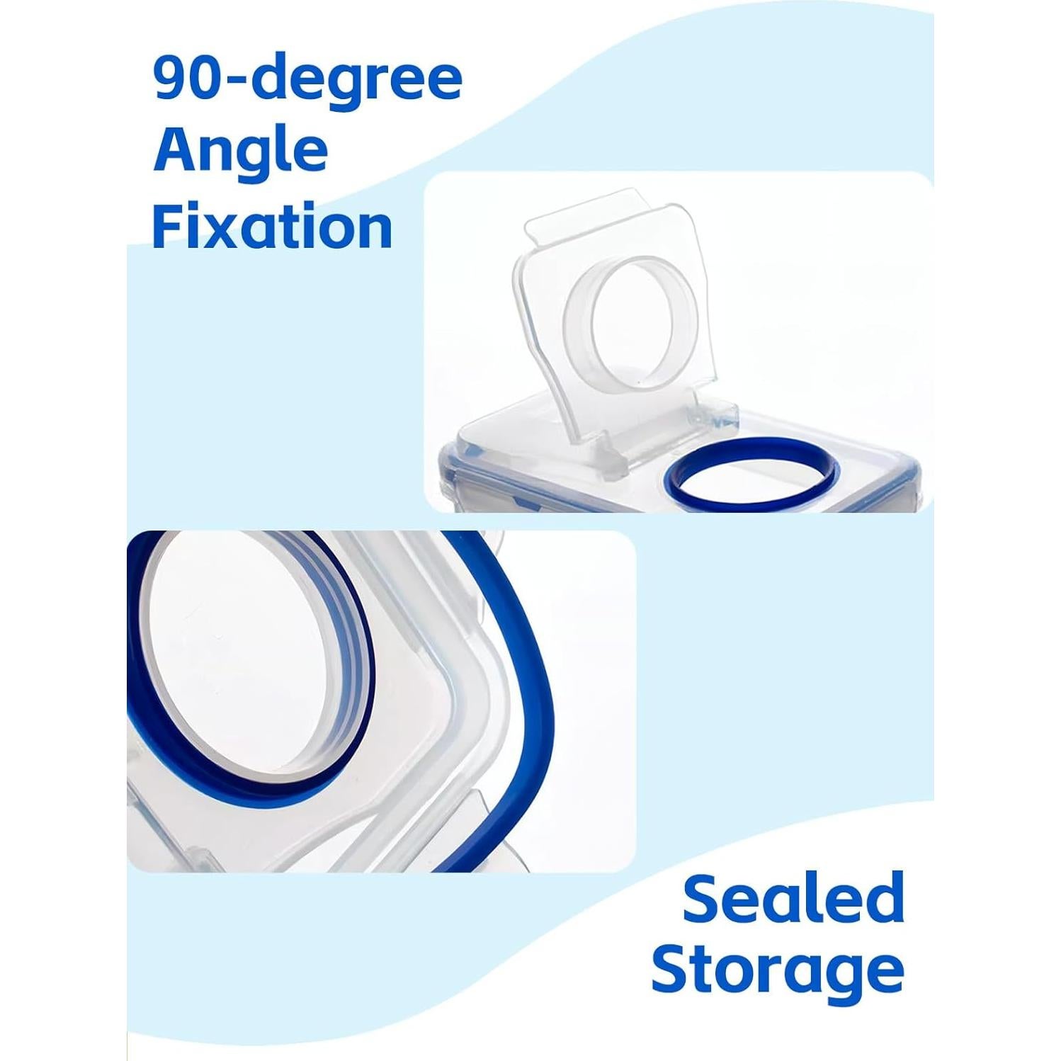 Contenedores de Almacenamiento de Alimentos SENARYE 1.85L 2Pcs