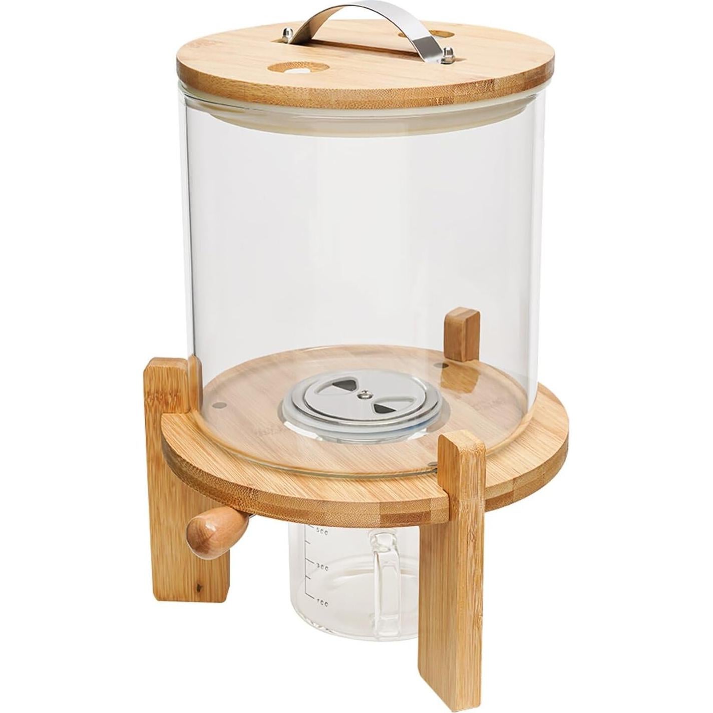 Contenedor de Almacenamiento de Alimentos Secos 5L Vidrio Xuthusman