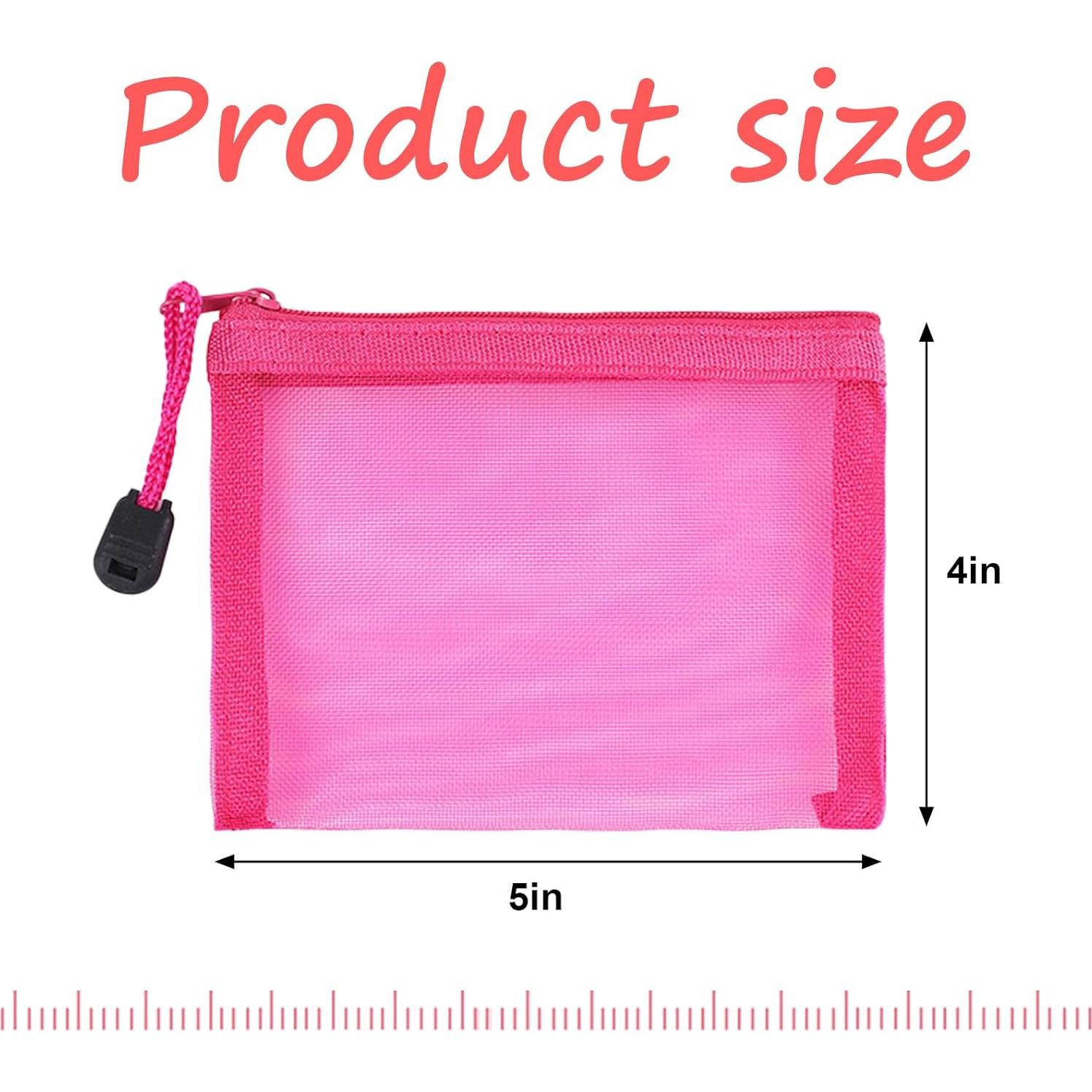 Bolsas de Cosméticos de Malla Nylon QIxiang 12.7x10.2 cm