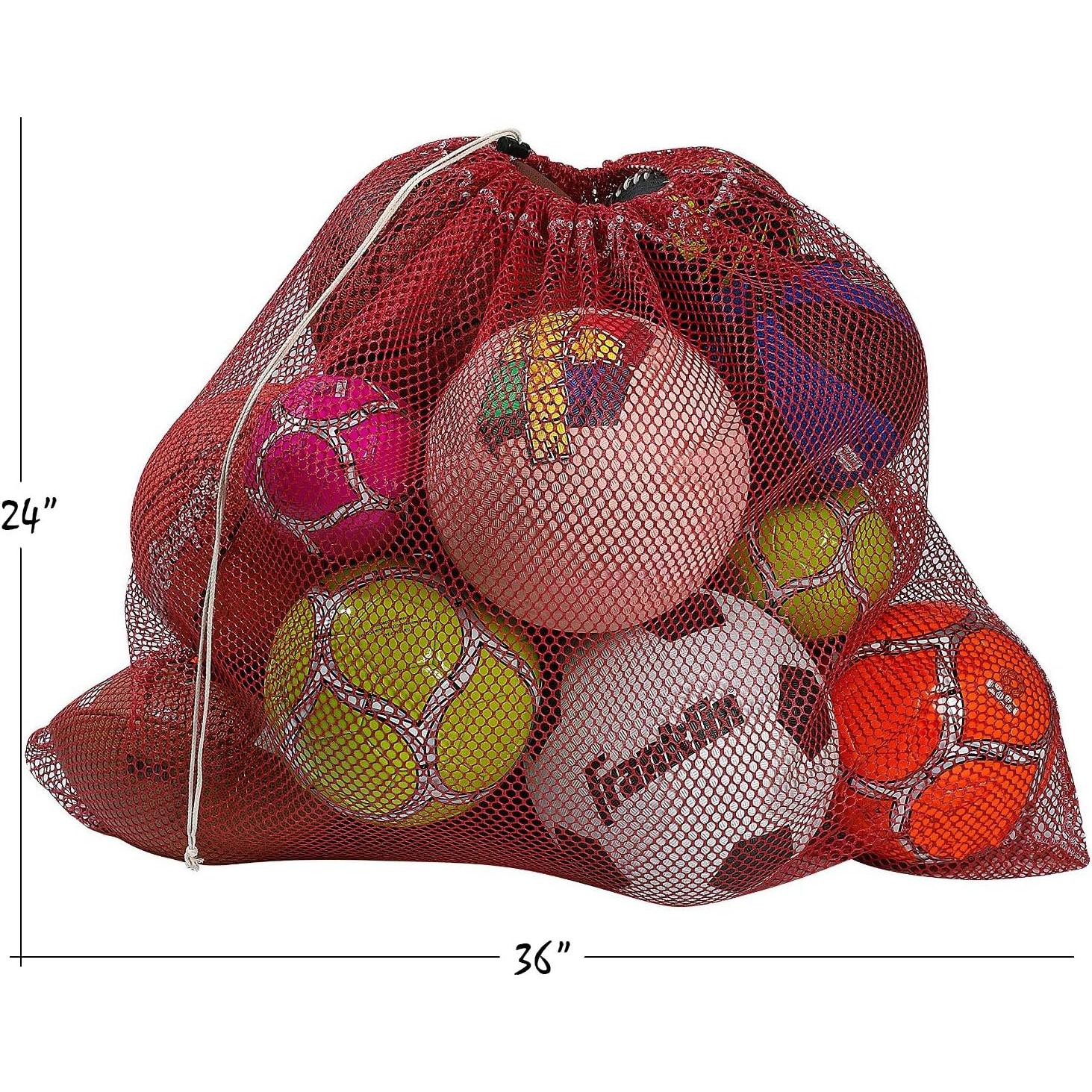 Bolsa de Equipos de Malla Handy Laundry 81x91 cm Rojo