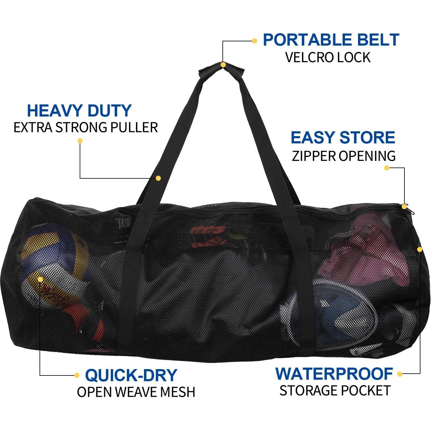 Bolsa de Malla Oumers XL 94x38cm para Buceo y Snorkel
