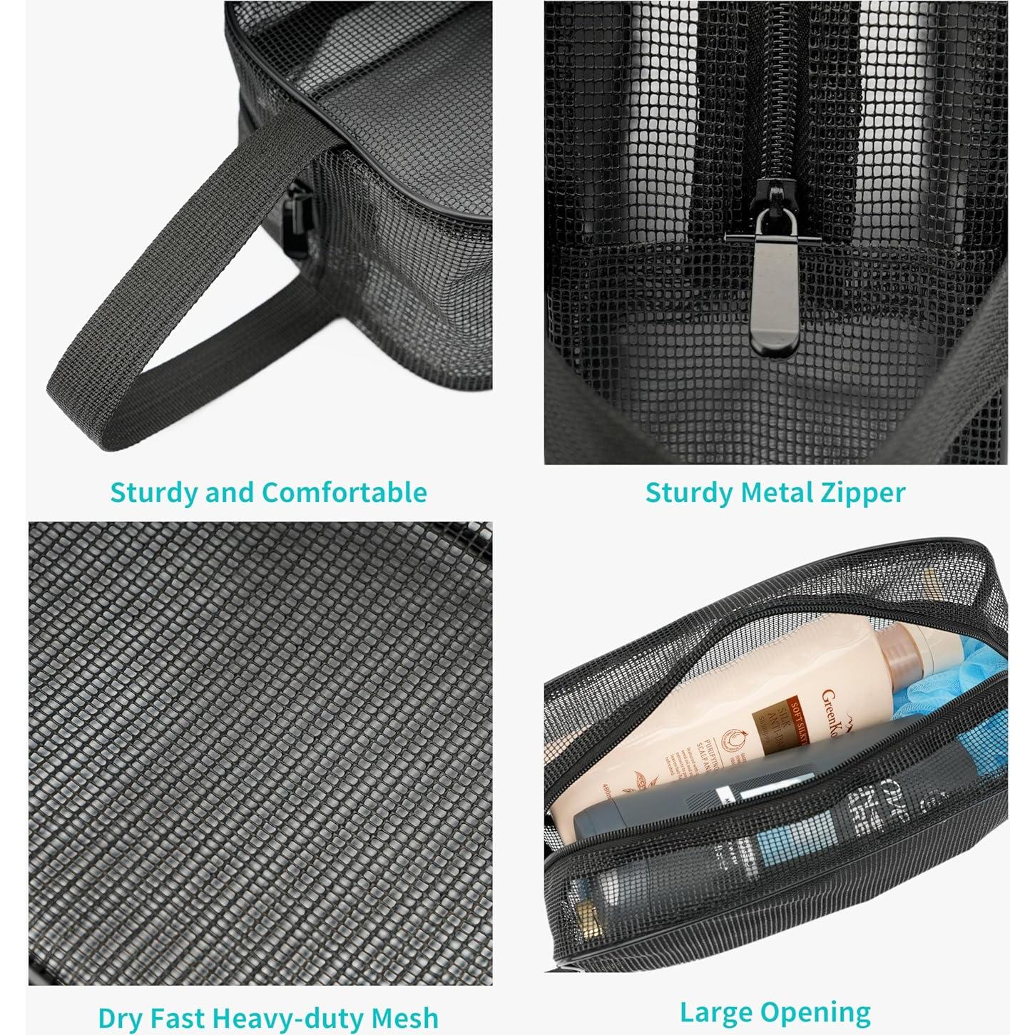 Bolsa de Caddy de Ducha REDSINDA Malla Portátil 27.9x10.2cm