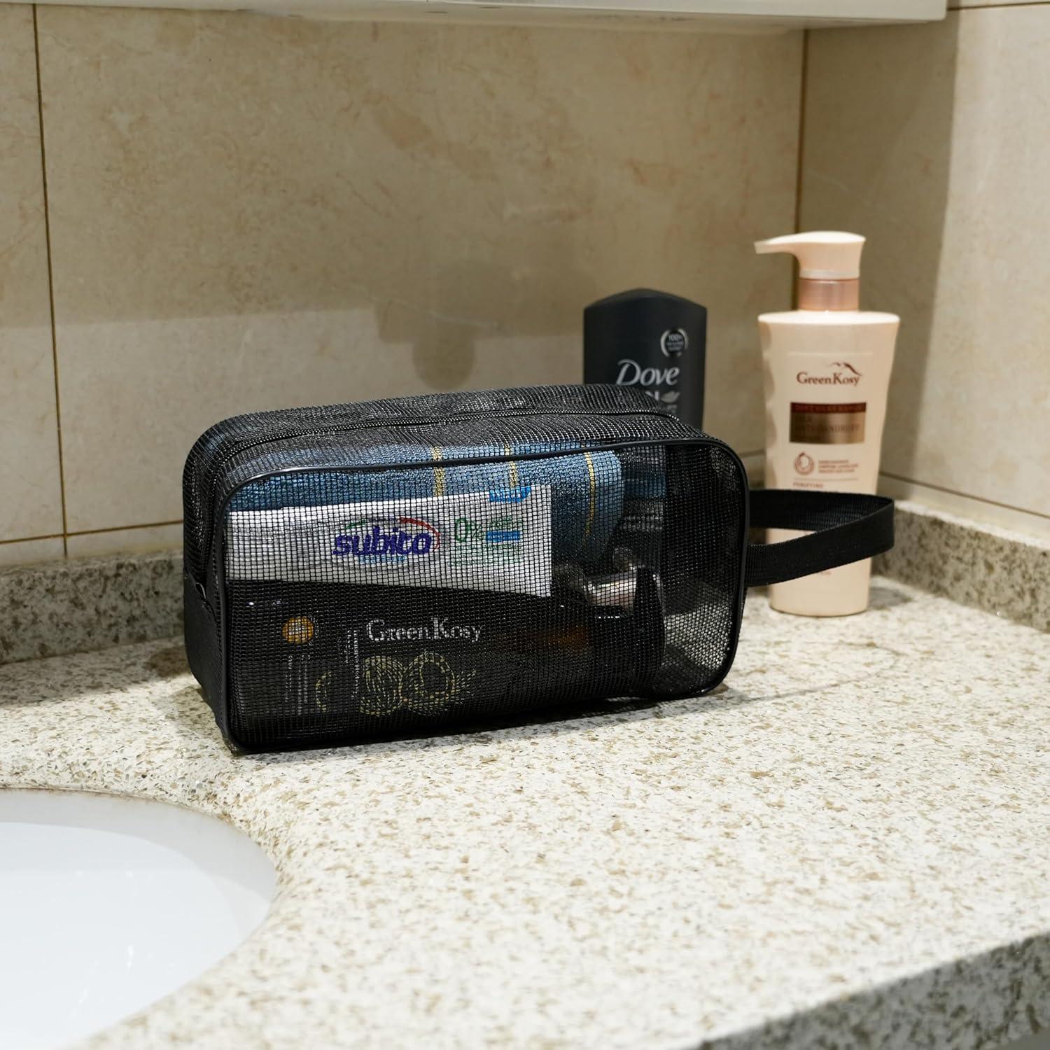 Bolsa de Caddy de Ducha REDSINDA Malla Portátil 27.9x10.2cm