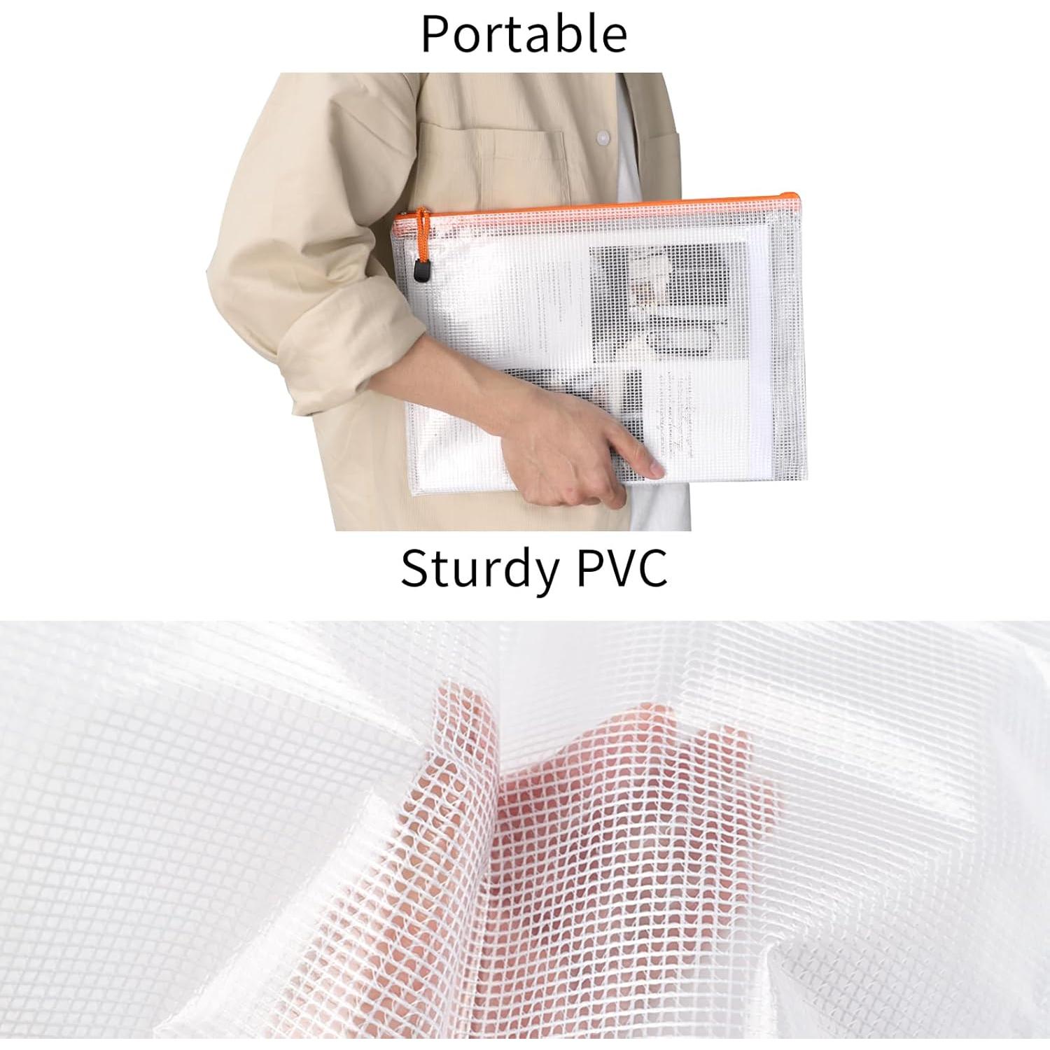 Bolsas de Almacenamiento A4 EOOUT 36pcs Malla Colorida