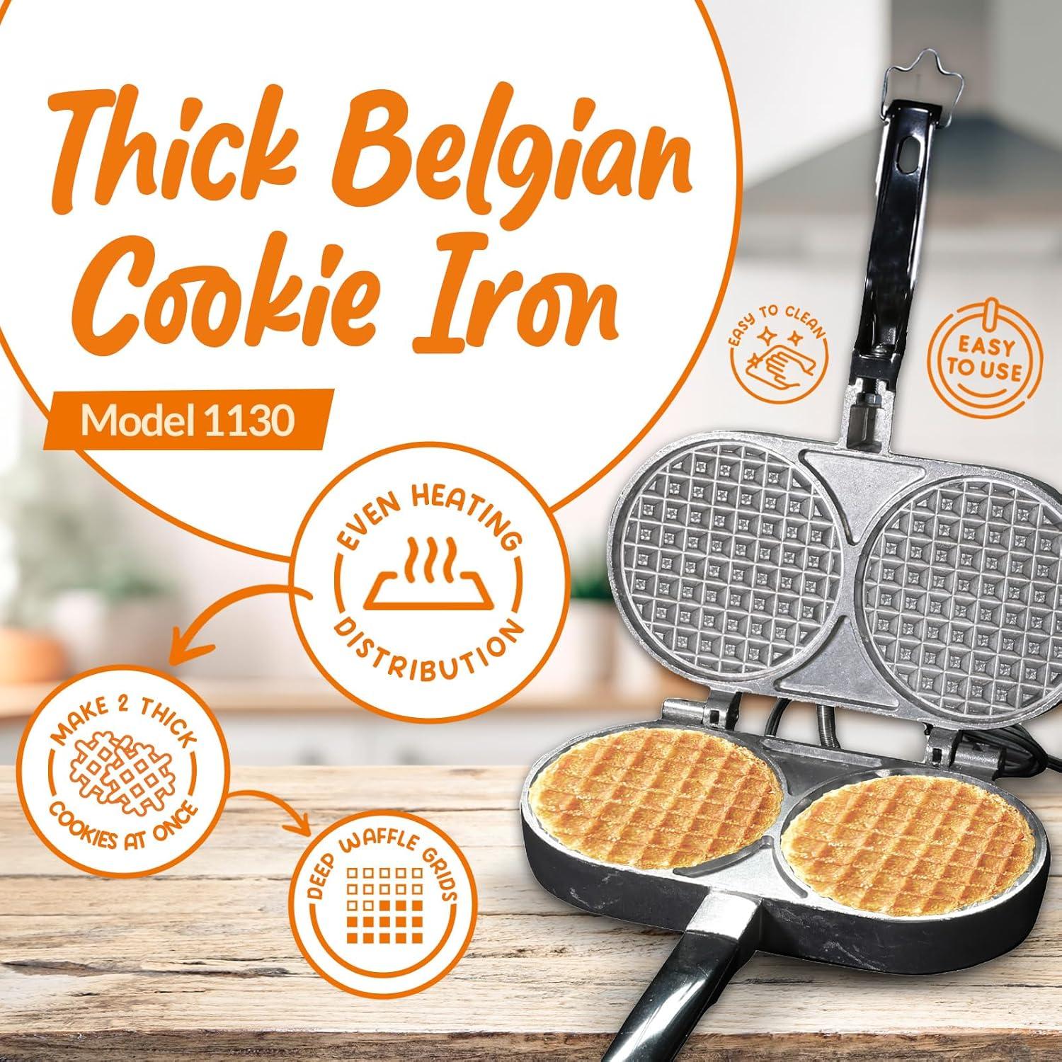 Máquina para Waffles Palmer 1130 - 800W, Hecha en EE. UU.