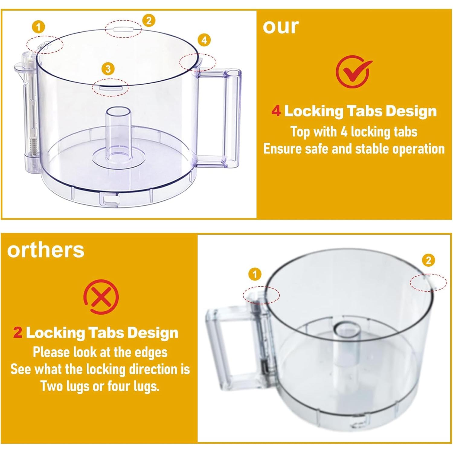 Kit de Tazón de Trabajo Cuisinart DLC-005AGTXT1 14 Tazas