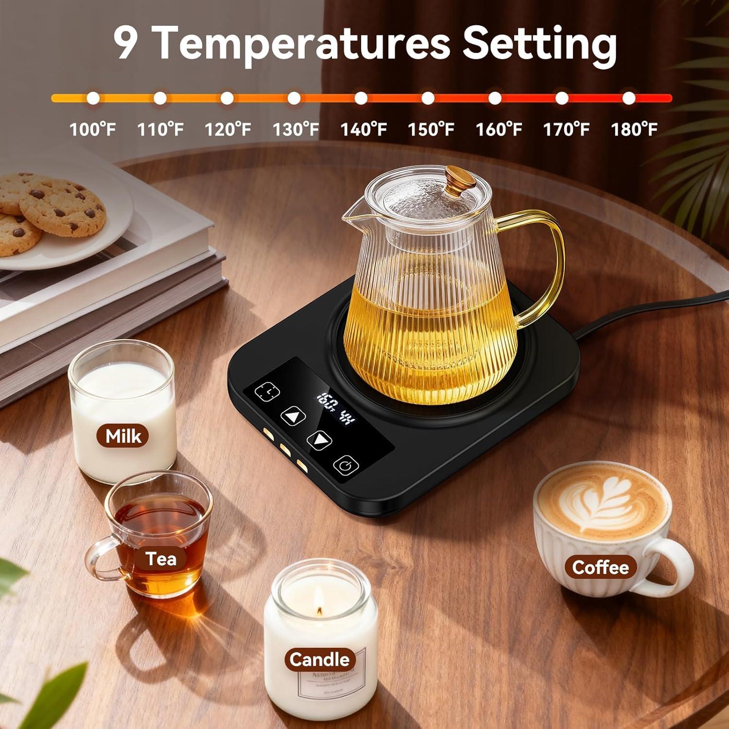Calentador de Taza Eléctrico Mabahoo 16oz con Control de Temperatura