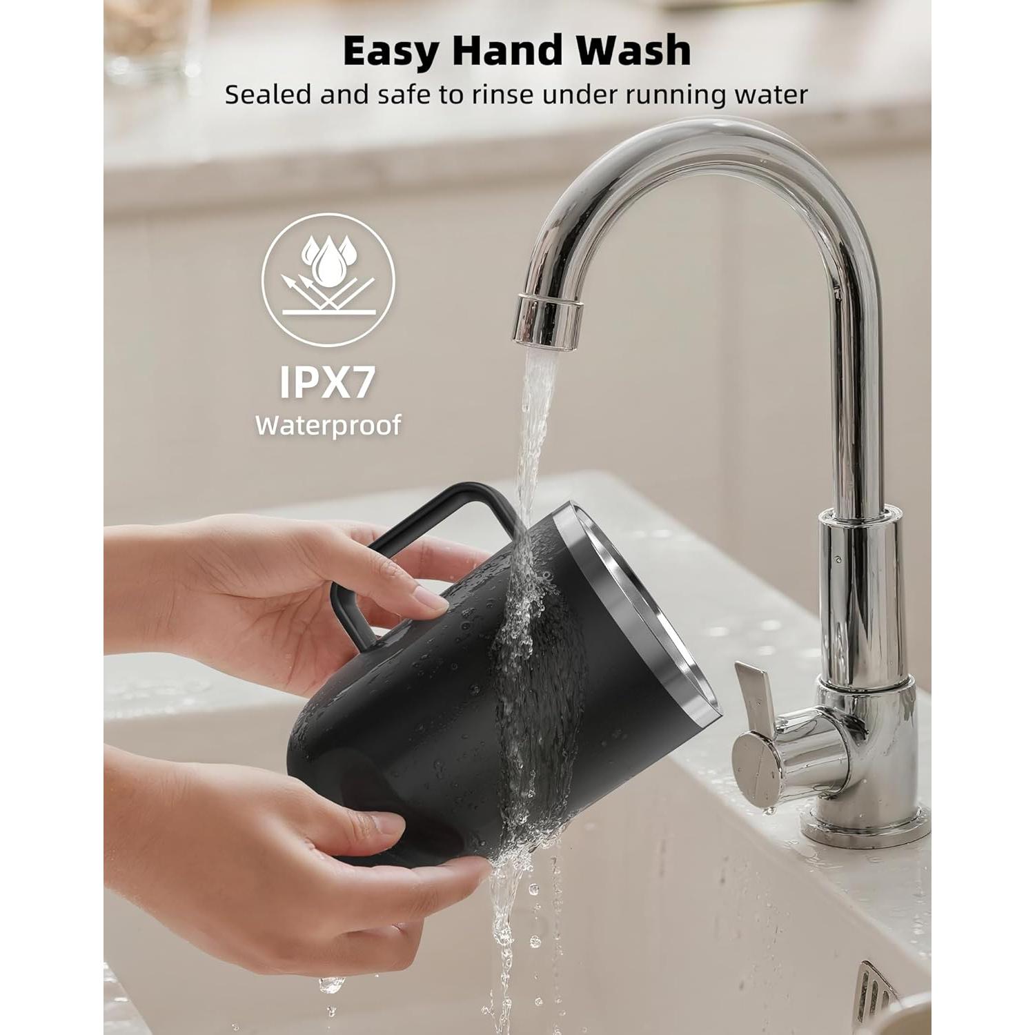 Taza calefaccionada inteligente Nuwave 16oz con control de temperatura