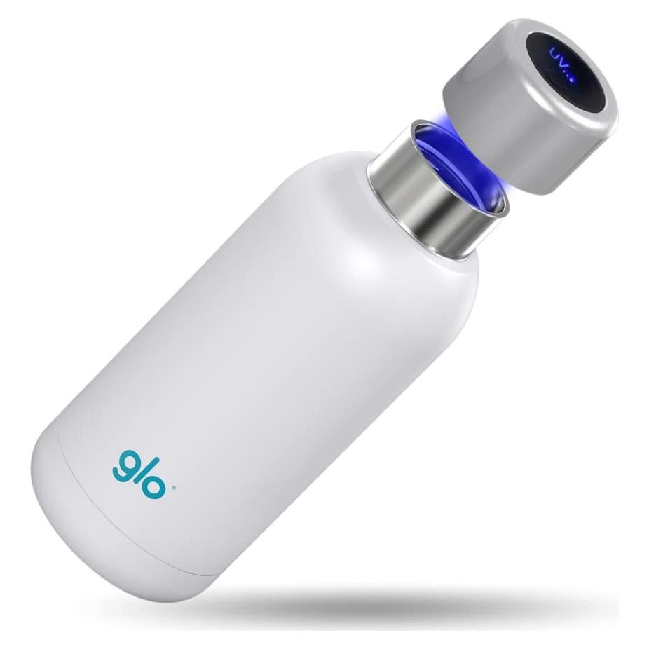 Botella de Agua Inteligente Glo 400ml Acero Inoxidable UV