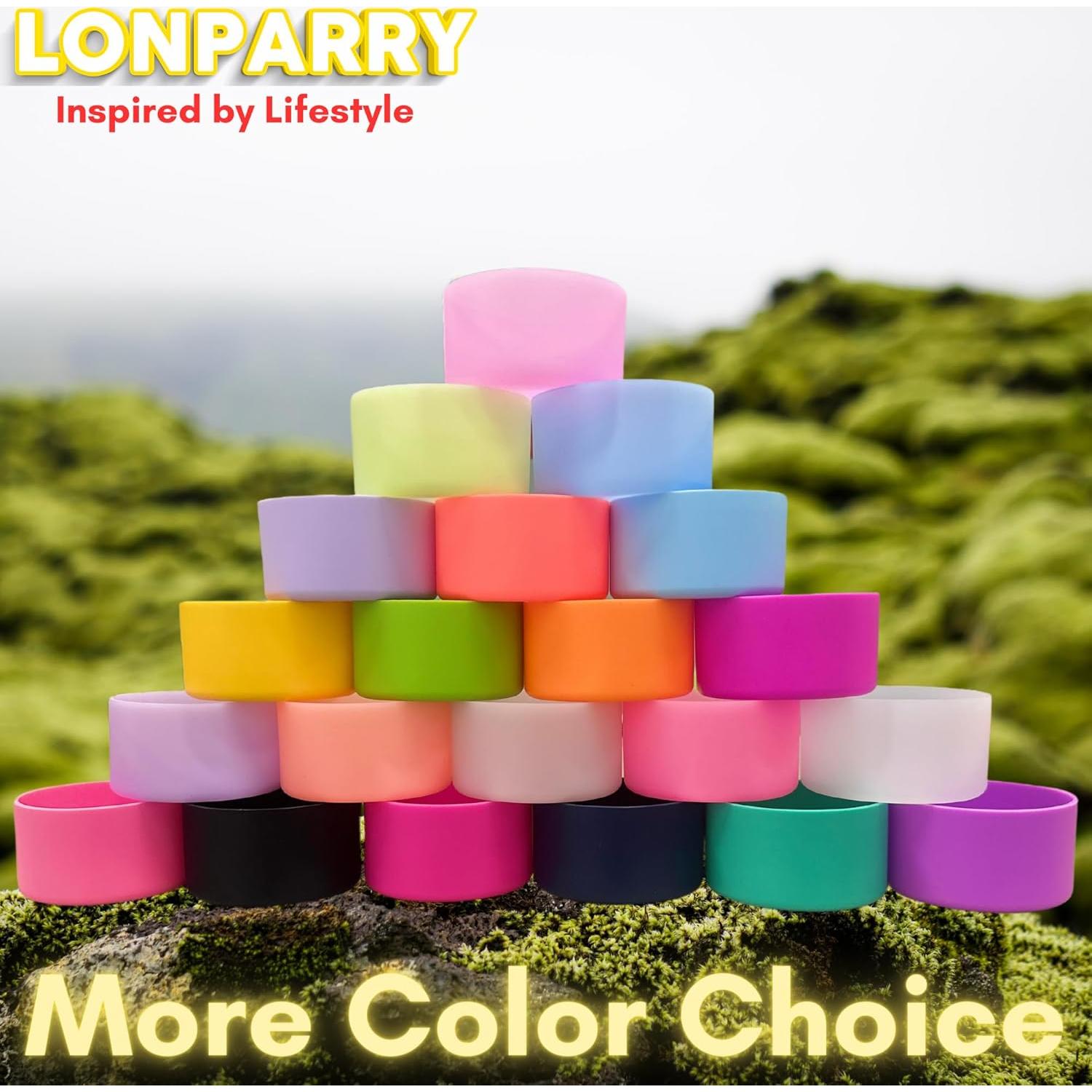 Paquete de 4 Botas de Silicona LONPARRY para Stanley Cup 30-40 oz