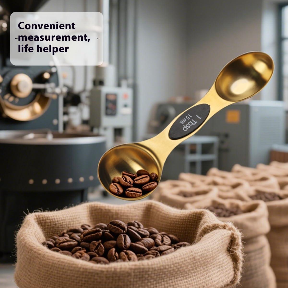 Juego de 9 Cucharas Medidoras Magnéticas de Acero Inoxidable