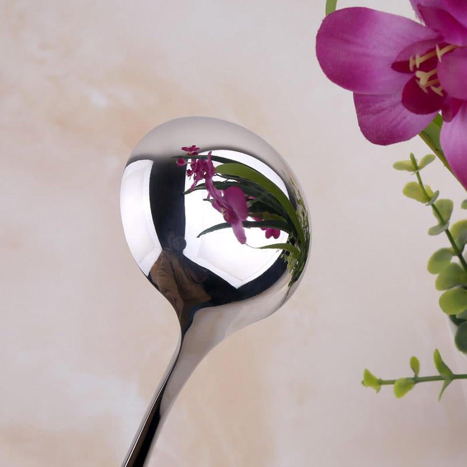 Cucharón Pequeño de Acero Inoxidable ZDFQly - Juego de 2, 20 cm