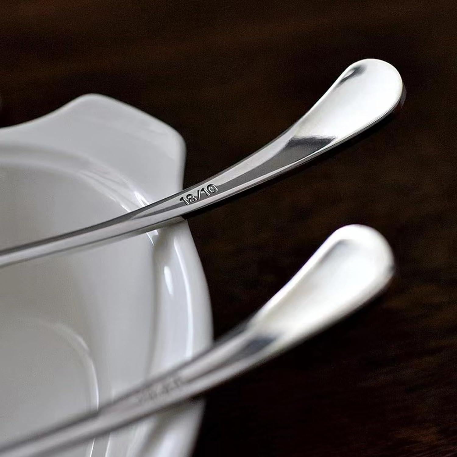 Cucharón Pequeño de Acero Inoxidable ZDFQly - Juego de 2, 20 cm