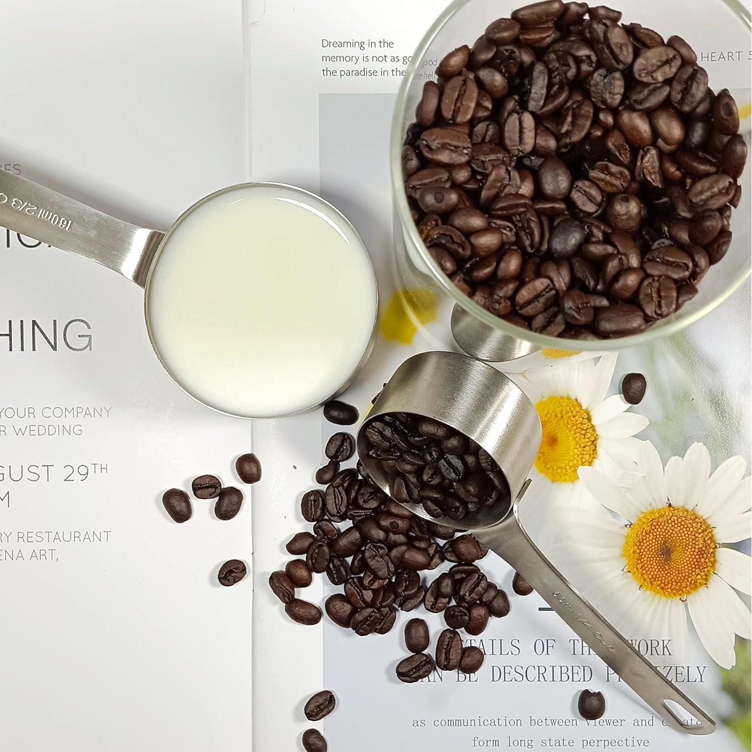 Juego de Tazas Medidoras Hotsyang Acero Inoxidable 8 Piezas