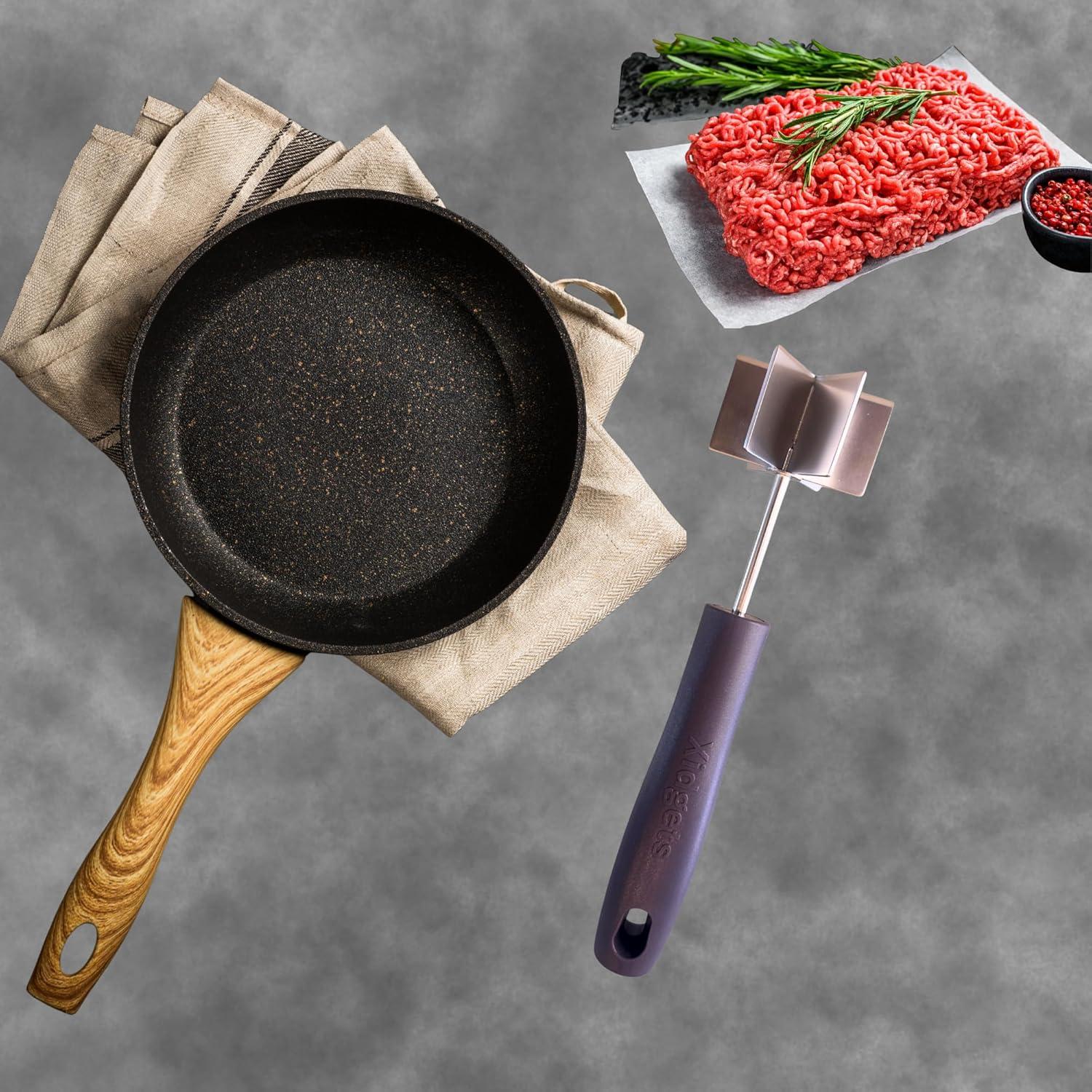 Juego de 2 Machacadores de Carne y Aguacate Xidgets - Acero Inoxidable