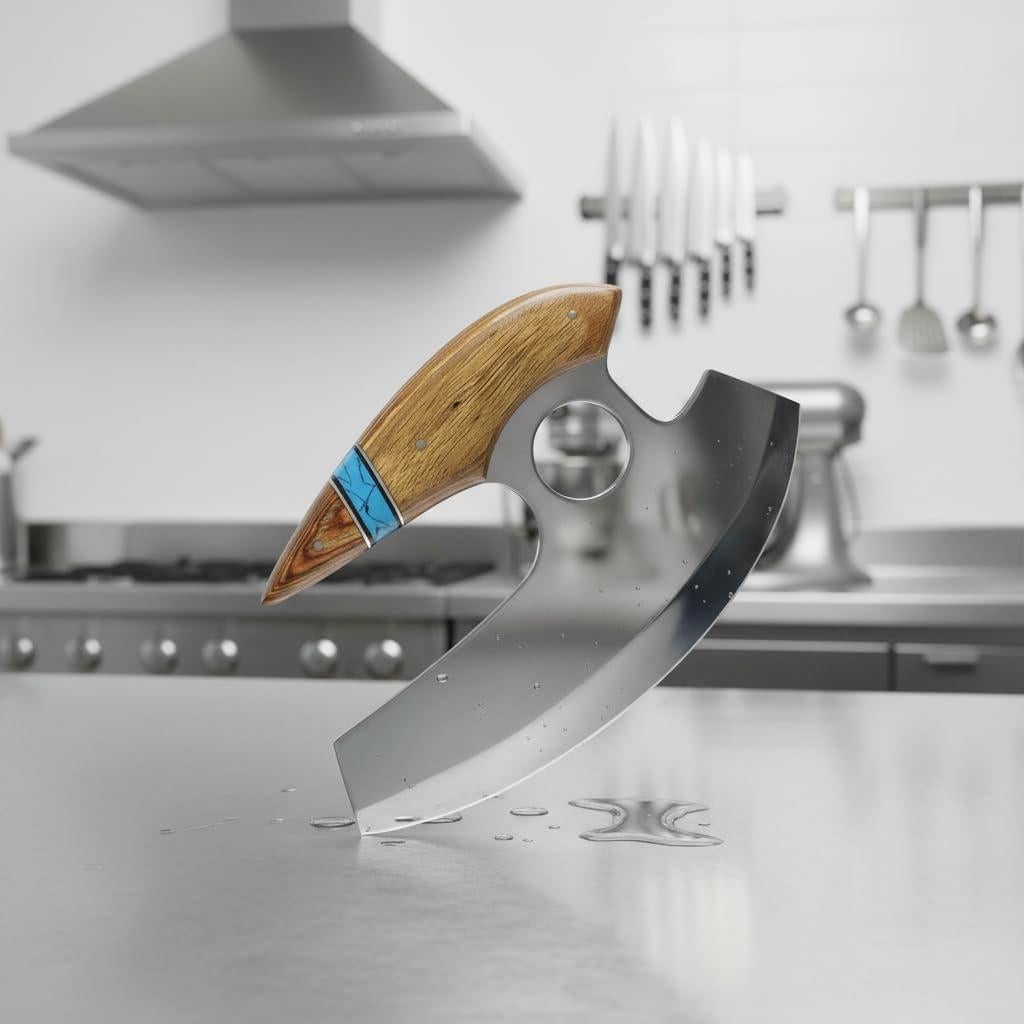 Cuchillo Ulu Deer Edge - Cortador de Cocina Ergonómico 223g