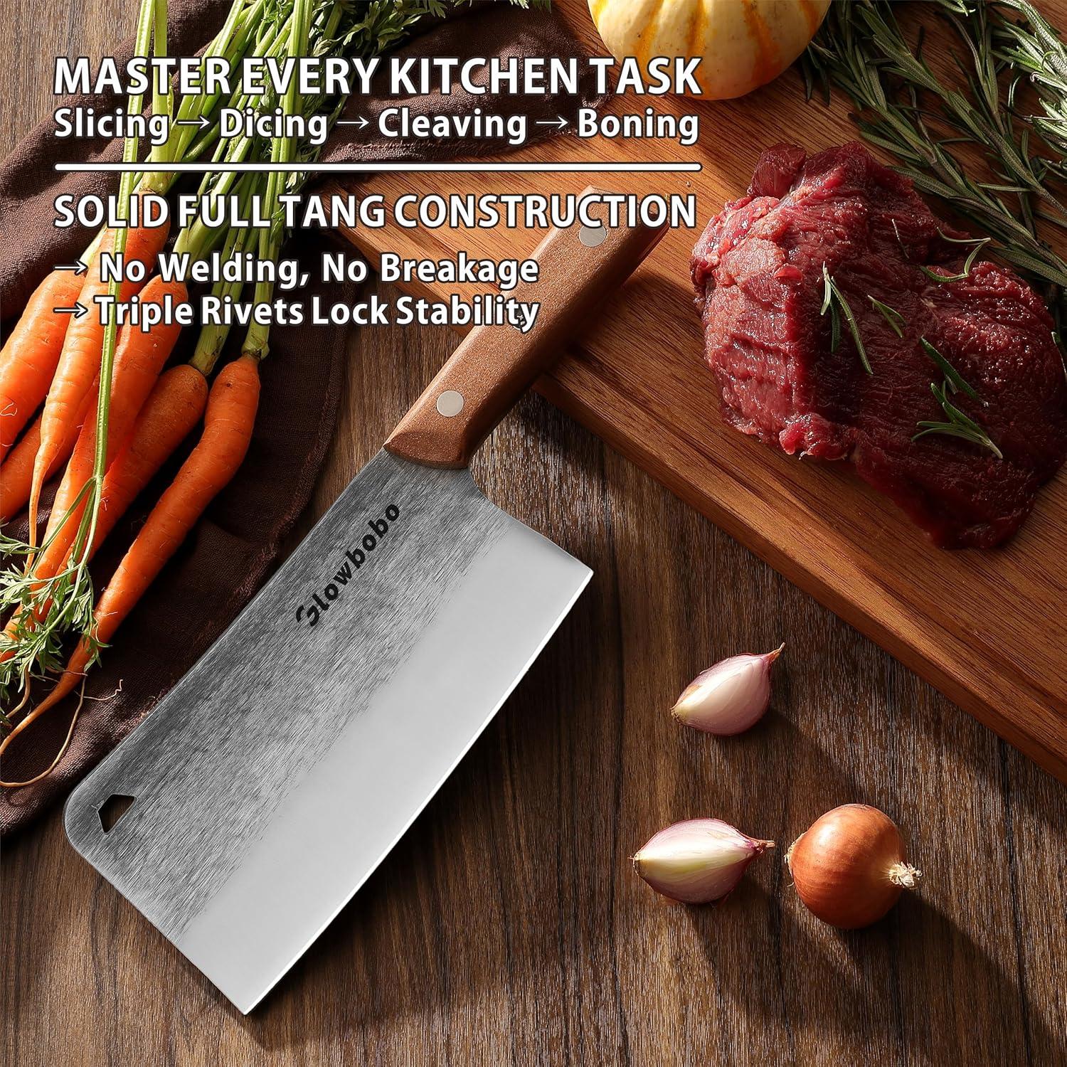 Cuchillo de Carnicero Glowbobo 19.5 cm Acero Inoxidable 5CR15