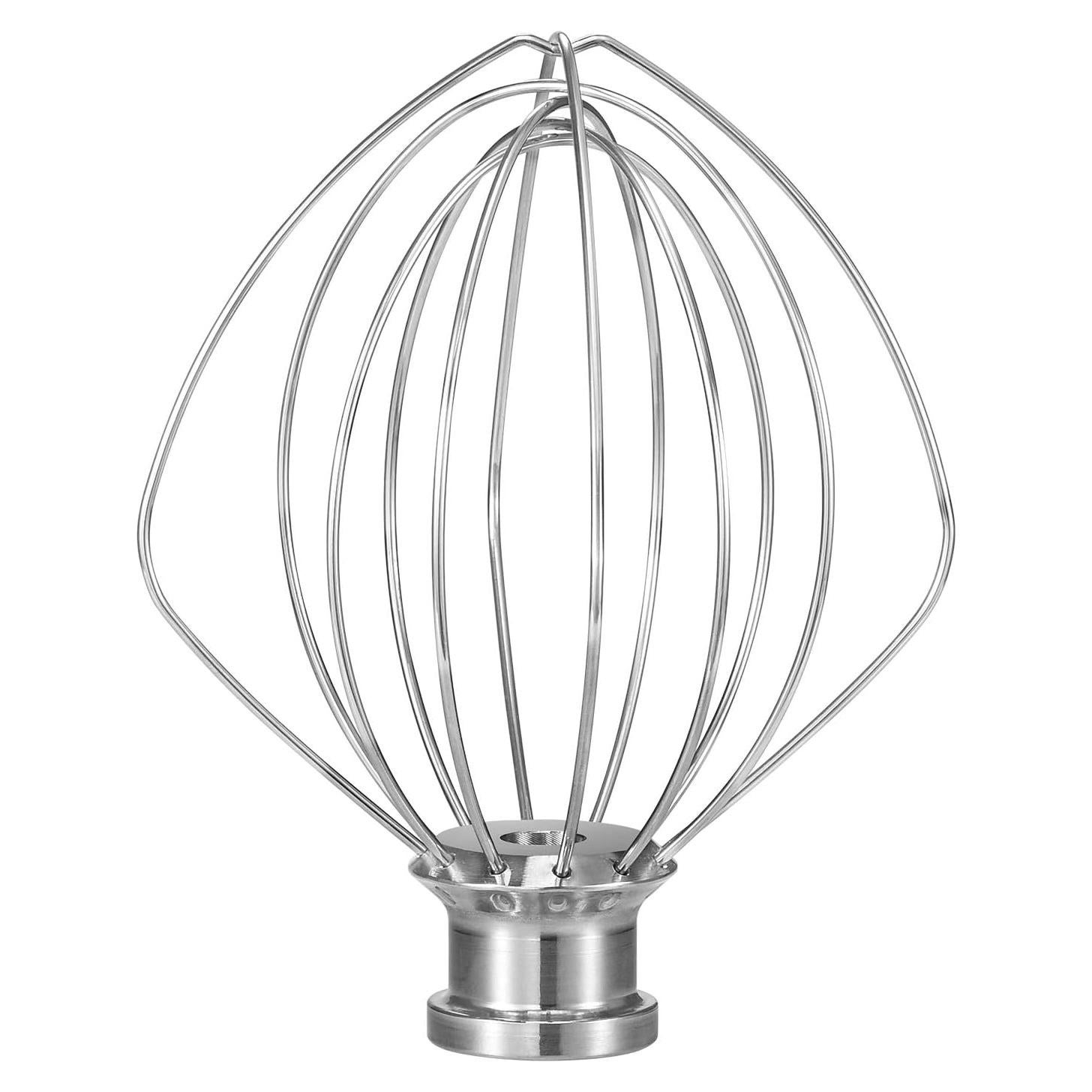 Batidor de Acero Inoxidable OUOLife K45WW para KitchenAid 4.5L