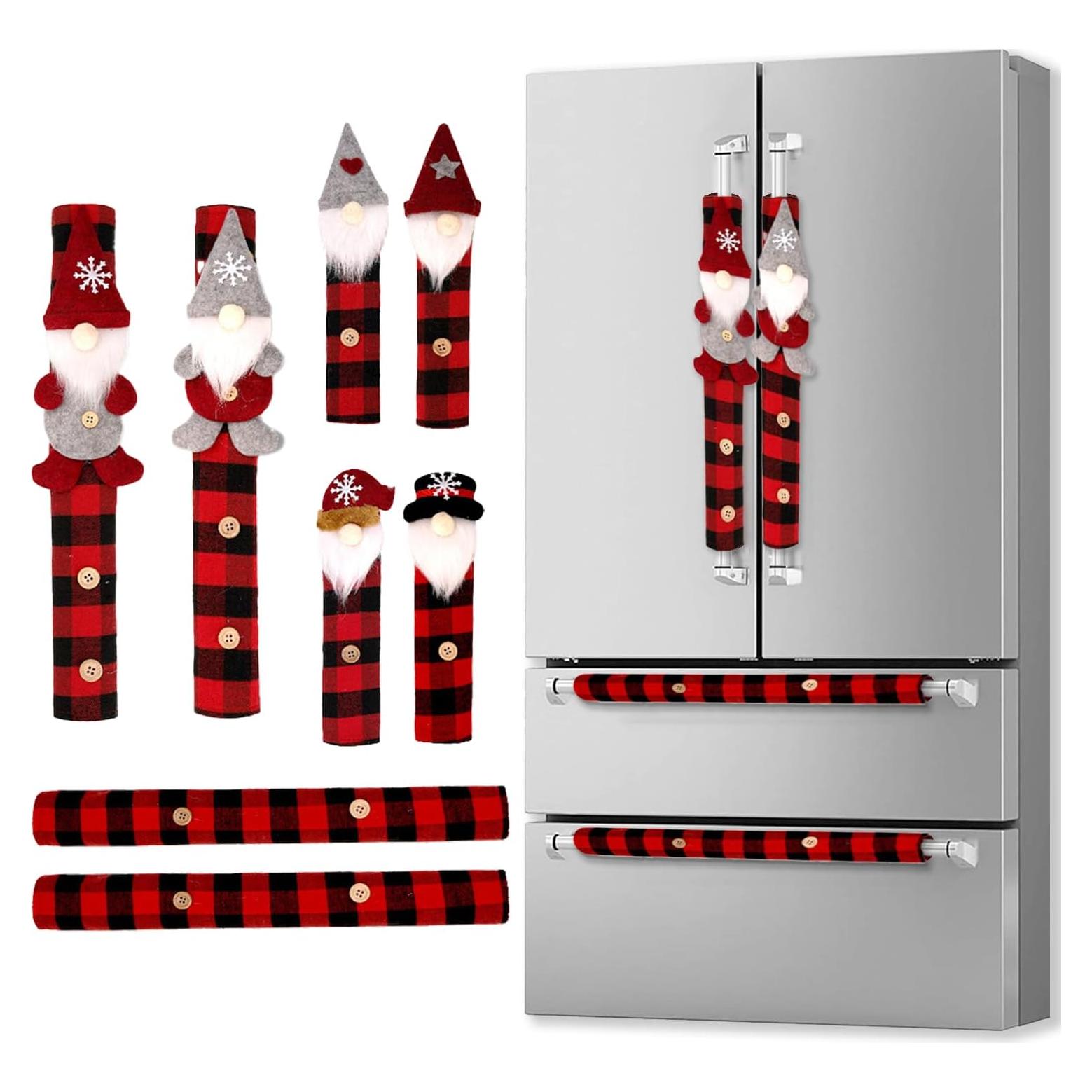 Juego de Fundas para Manijas de Refrigerador YIJXPOIN 8 Piezas Gnomos