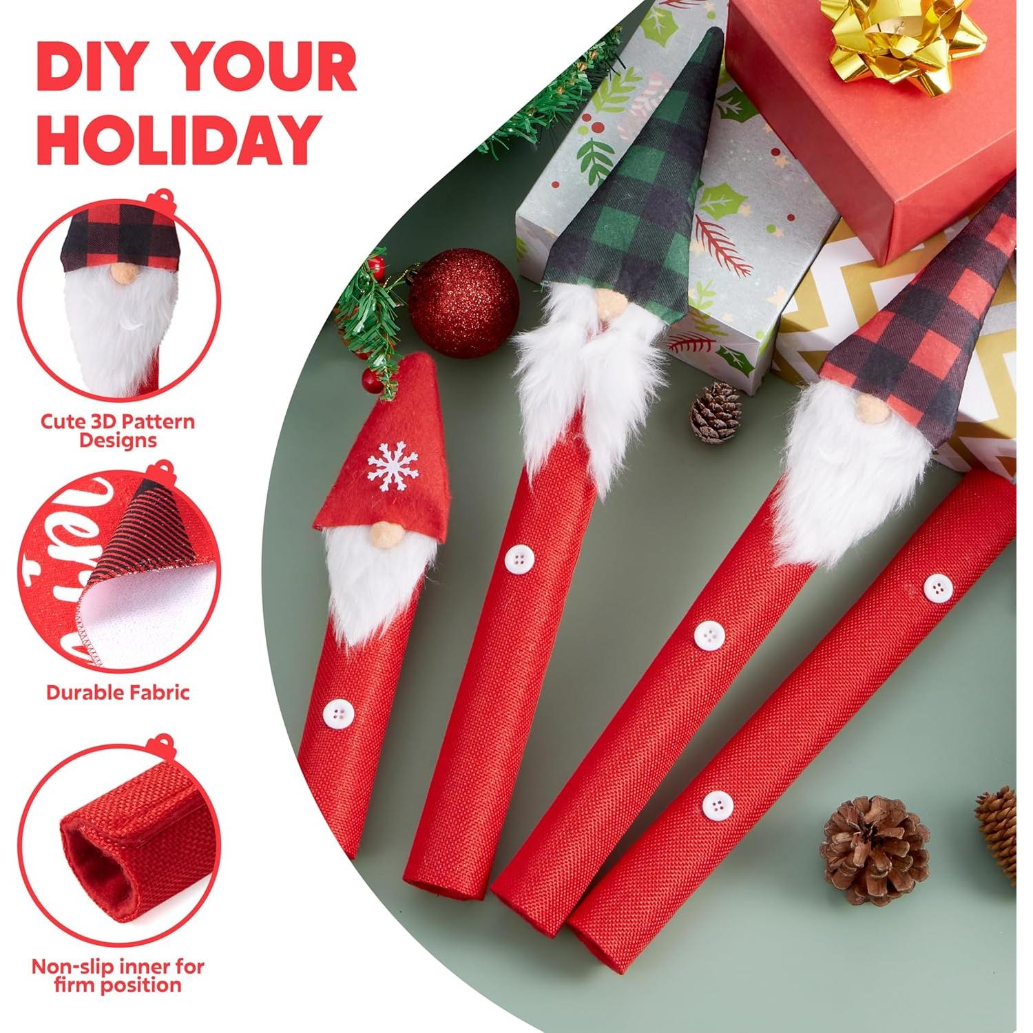 Conjunto de 5 fundas para manijas de refrigerador JOYIN Navidad