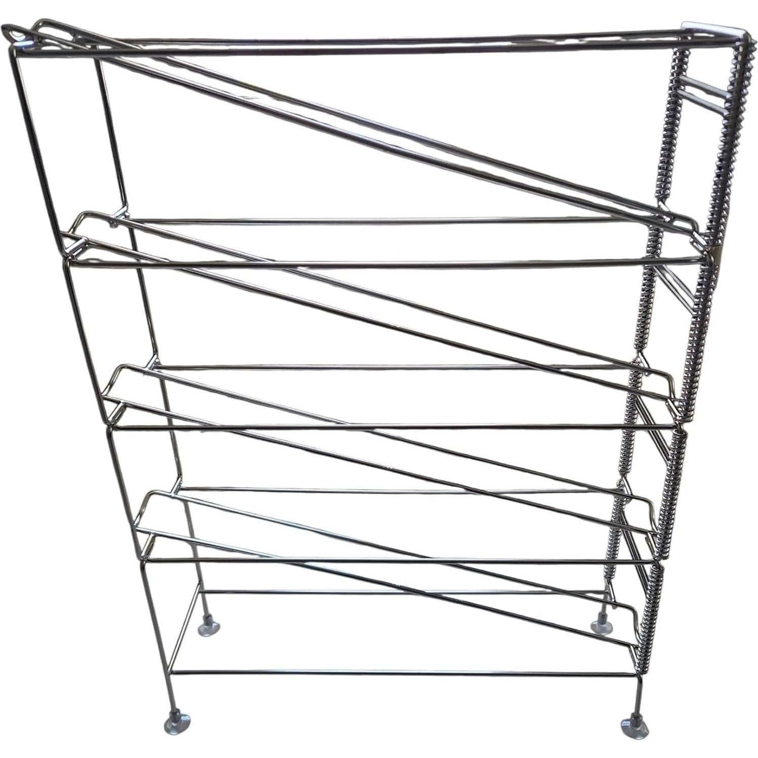 Dispensador Vertical de Tazas Acero Inoxidable 4 Compartimentos 60 cm