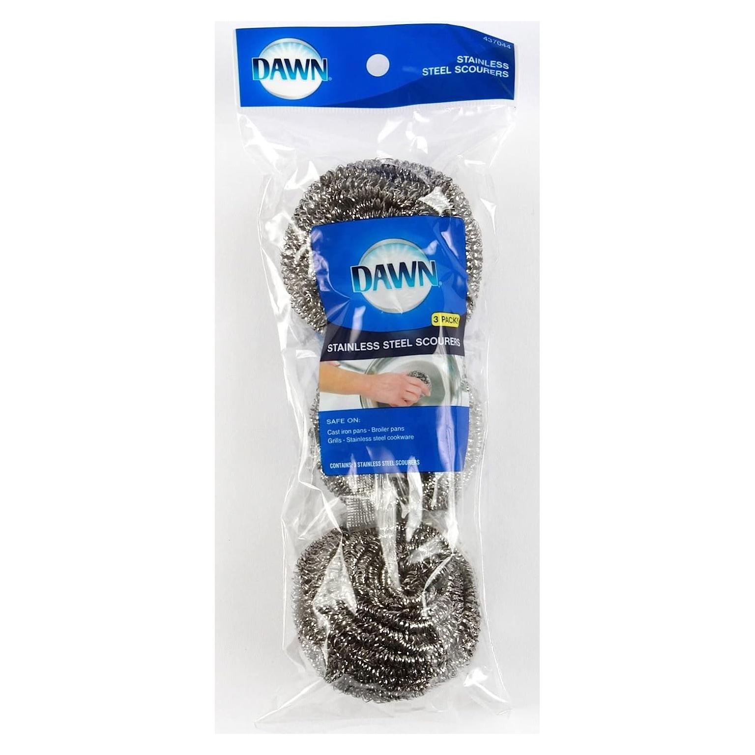 Estropajos de Acero Inoxidable Dawn - 2 Unidades