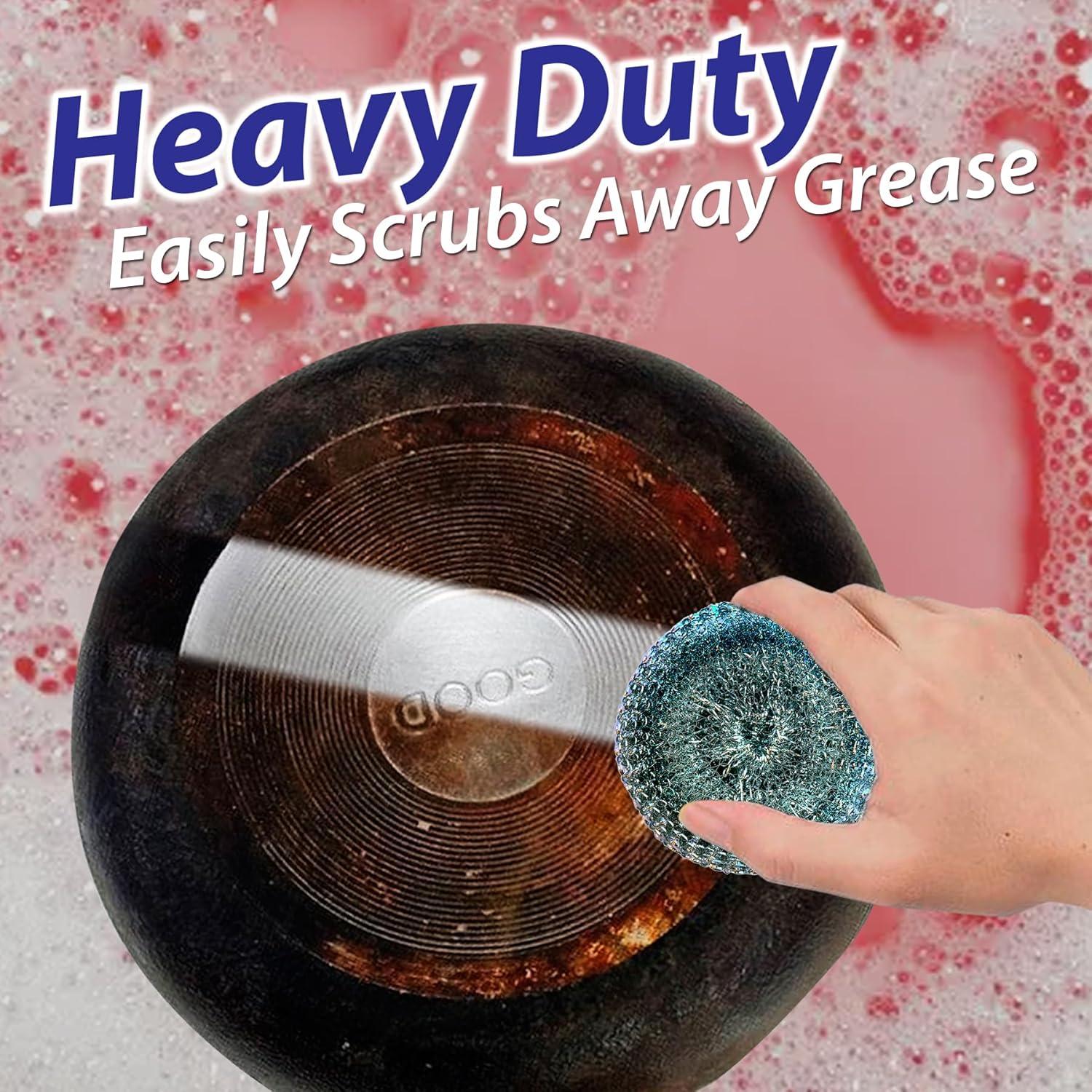 Estropajos de Acero Inoxidable Essperta - 3 Pcs, 15.24 cm