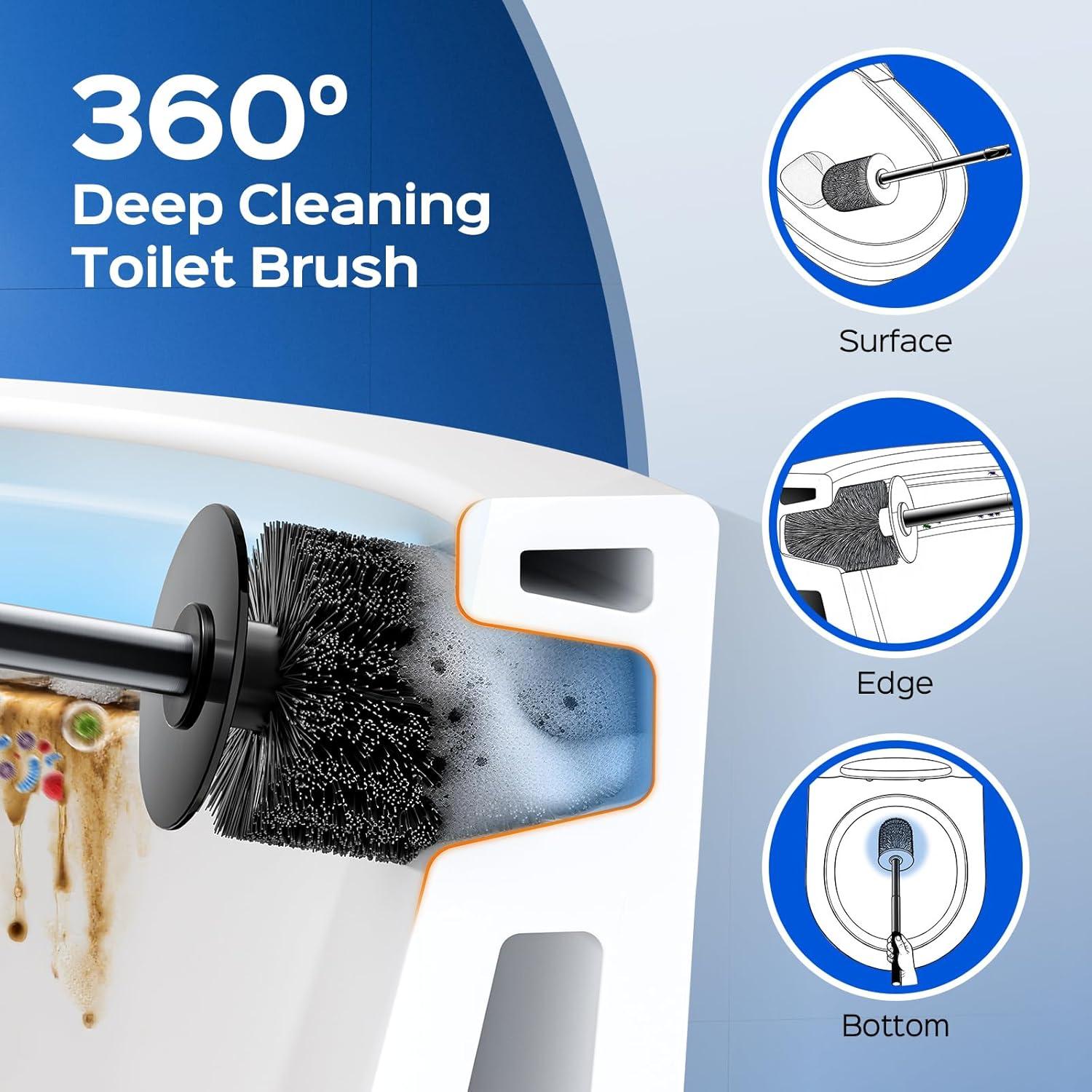 Conjunto de Cepillo para Inodoro HAMITOR Acero Inoxidable 1 Unidad