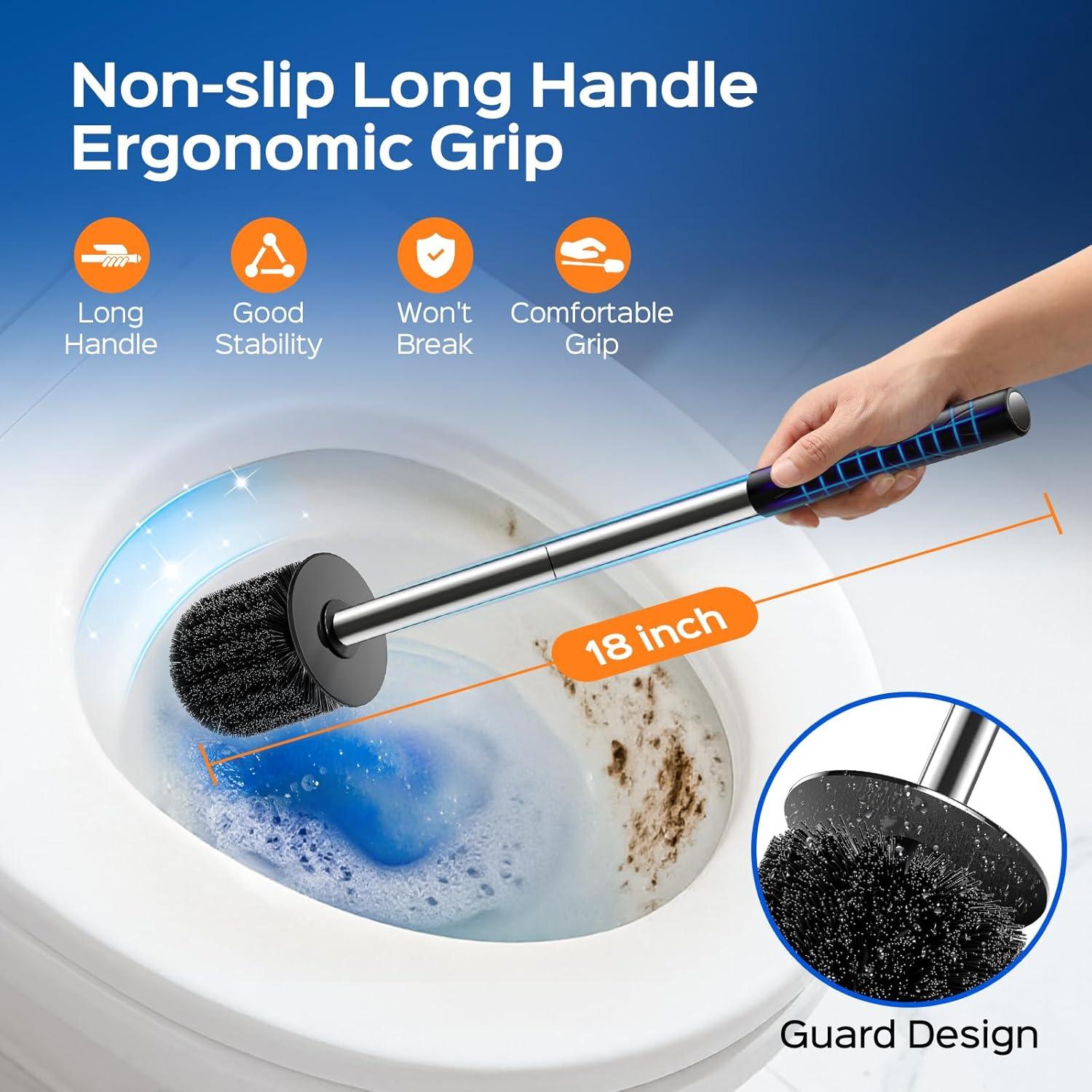 Conjunto de Cepillo para Inodoro HAMITOR Acero Inoxidable 1 Unidad