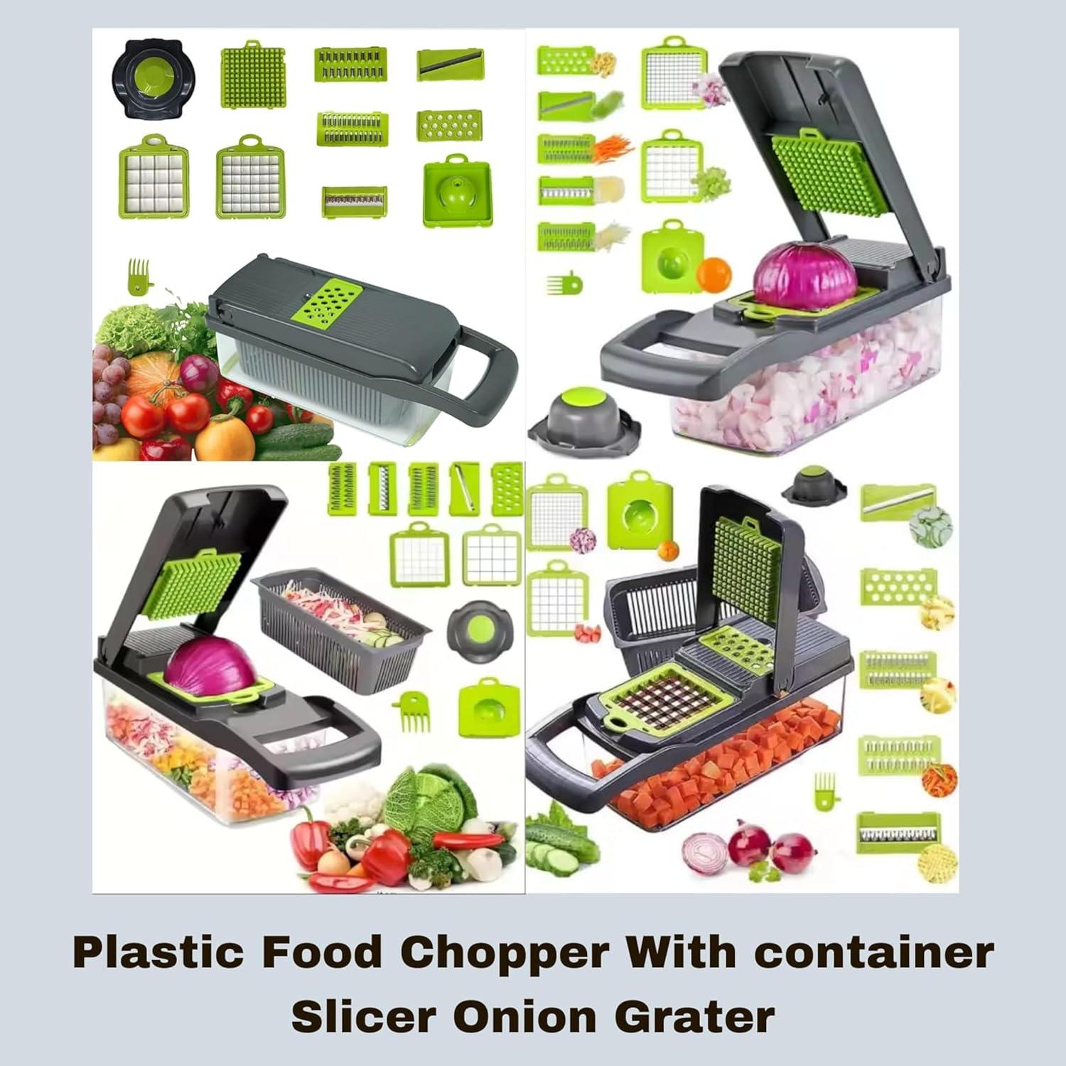 Cortador de Verduras Mandolina TAAZ GOODS 16-en-1 8 Cuchillas