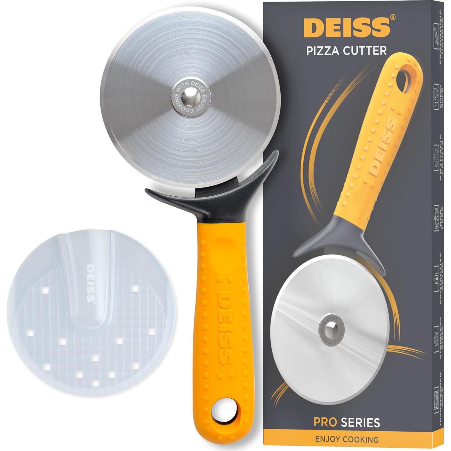 Cucharas Medidoras de Acero Inoxidable Deiss PRO + Cortador de Pizza