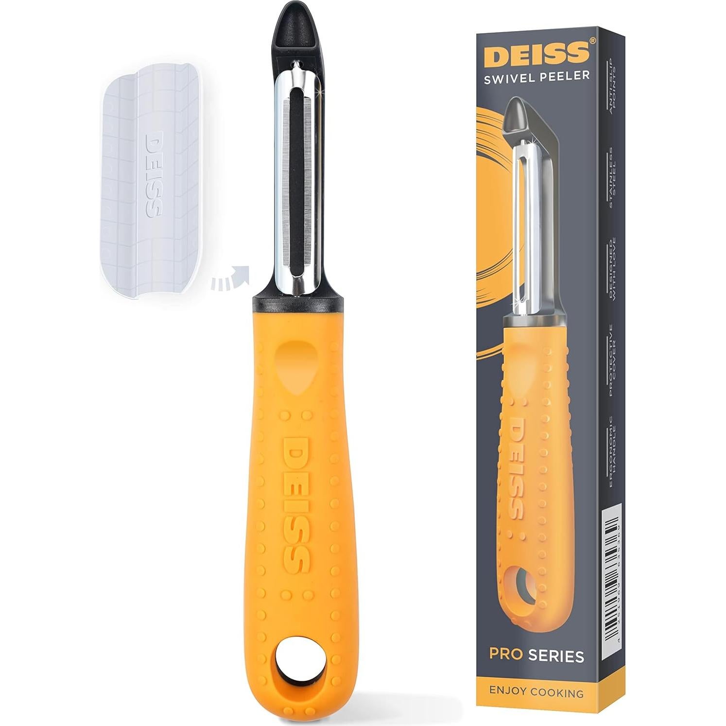 Rallador de Queso y Cítricos Deiss PRO + Pelador de Verduras