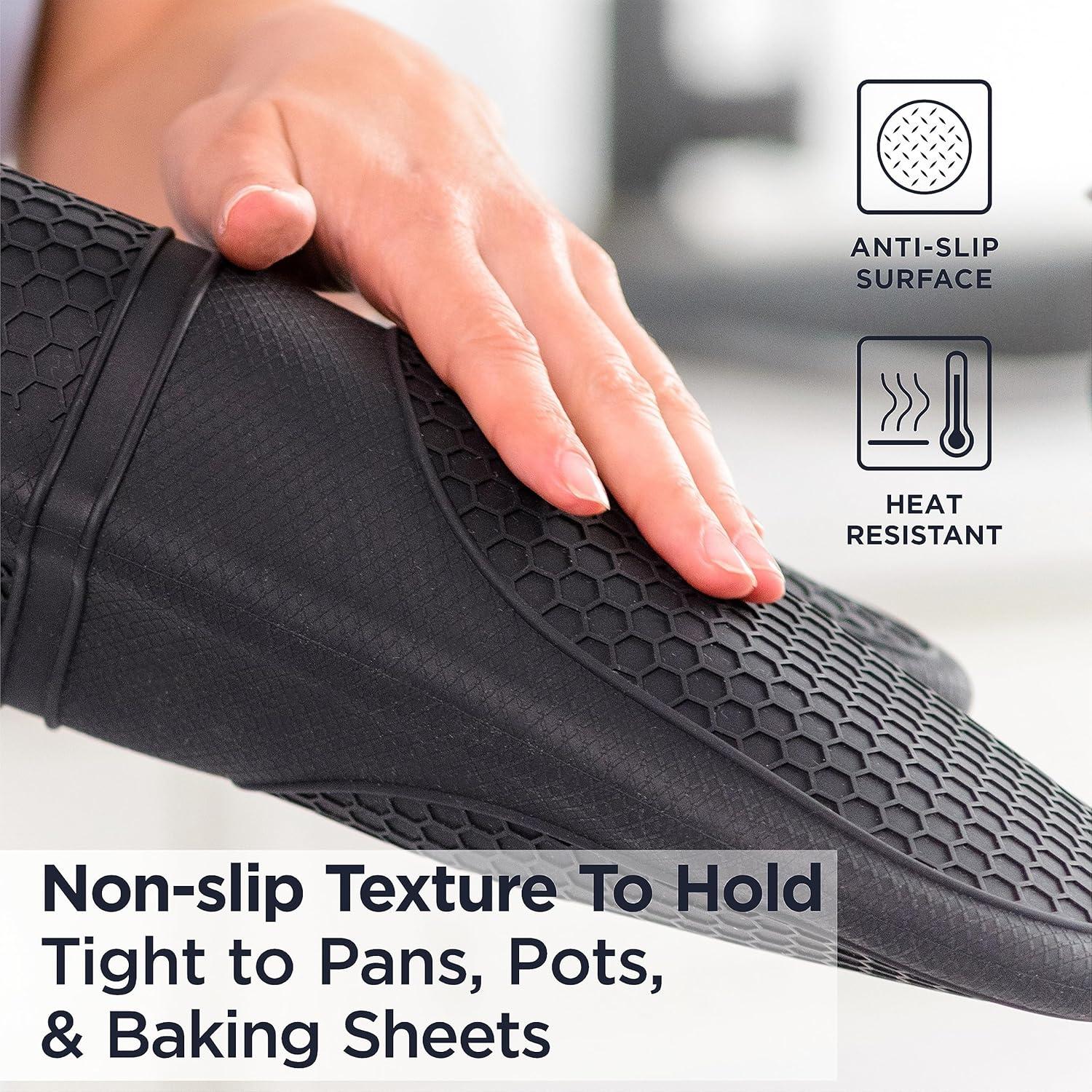 Juego de Manoplas de Silicona Deiss PRO y Rallador Grueso